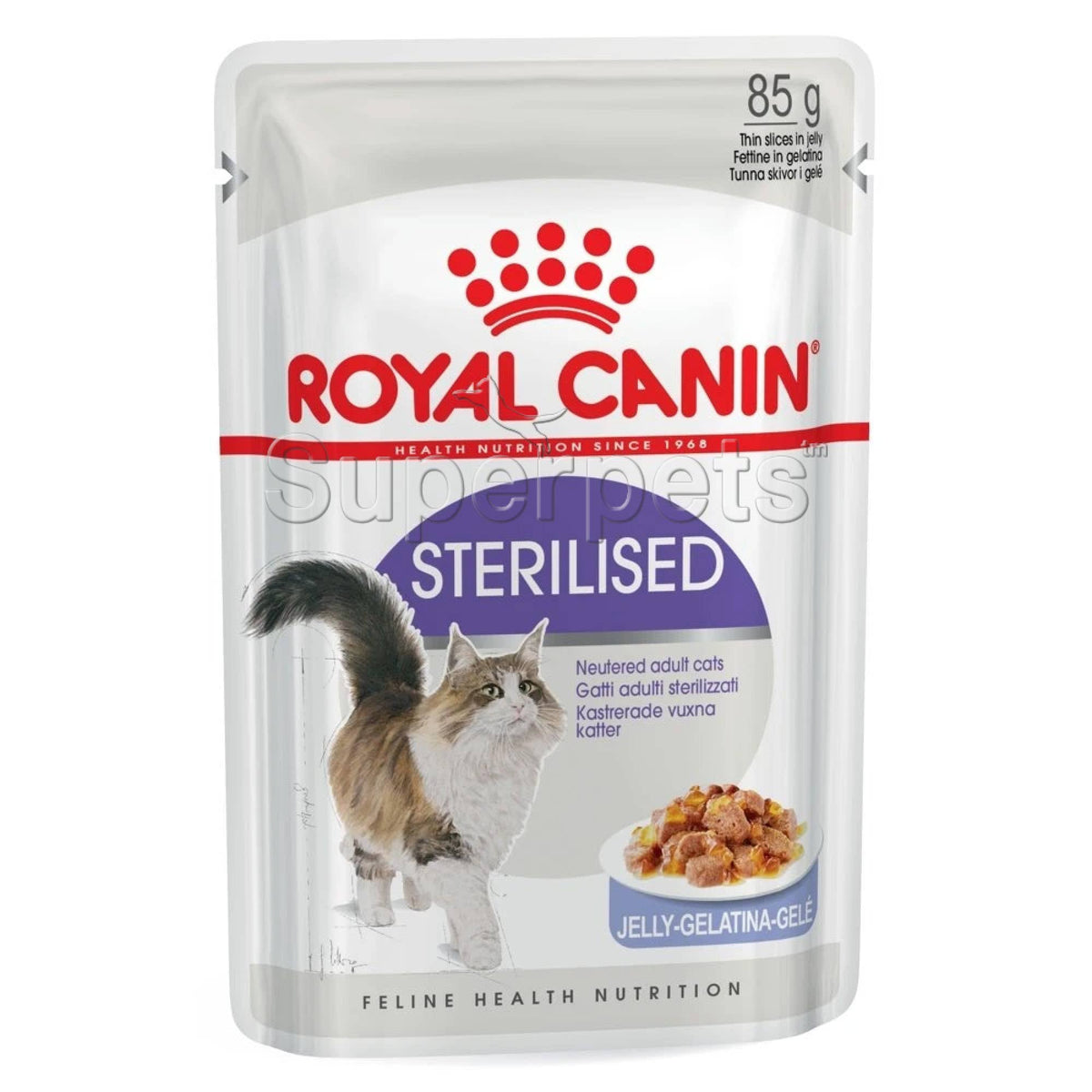 Royal Canin - Pouch Cat Adult - Sterilised - Jelly 85gSuperpets Trading