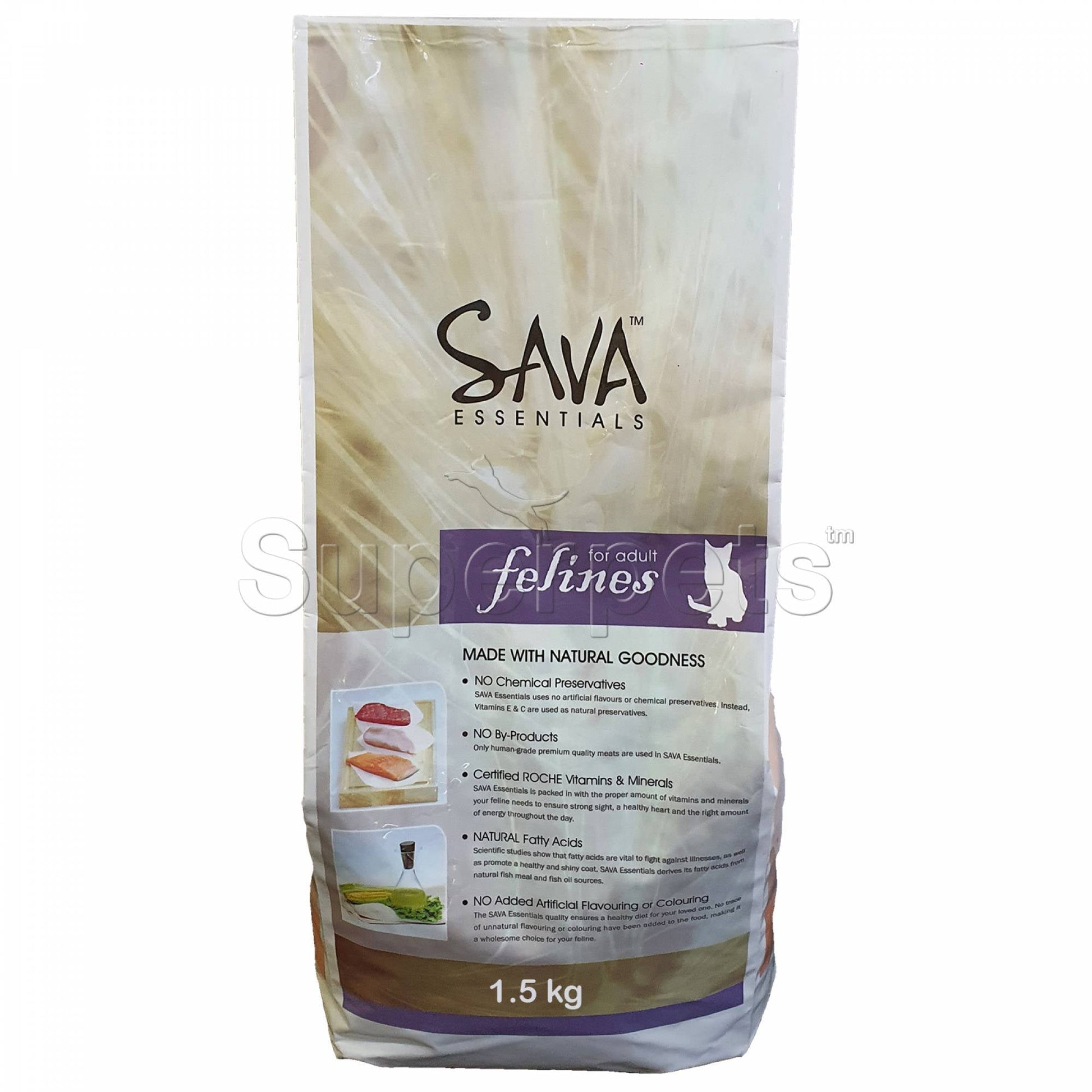 Sava Essentials for Adult Felines 1.5kgCatsSuperpets Trading