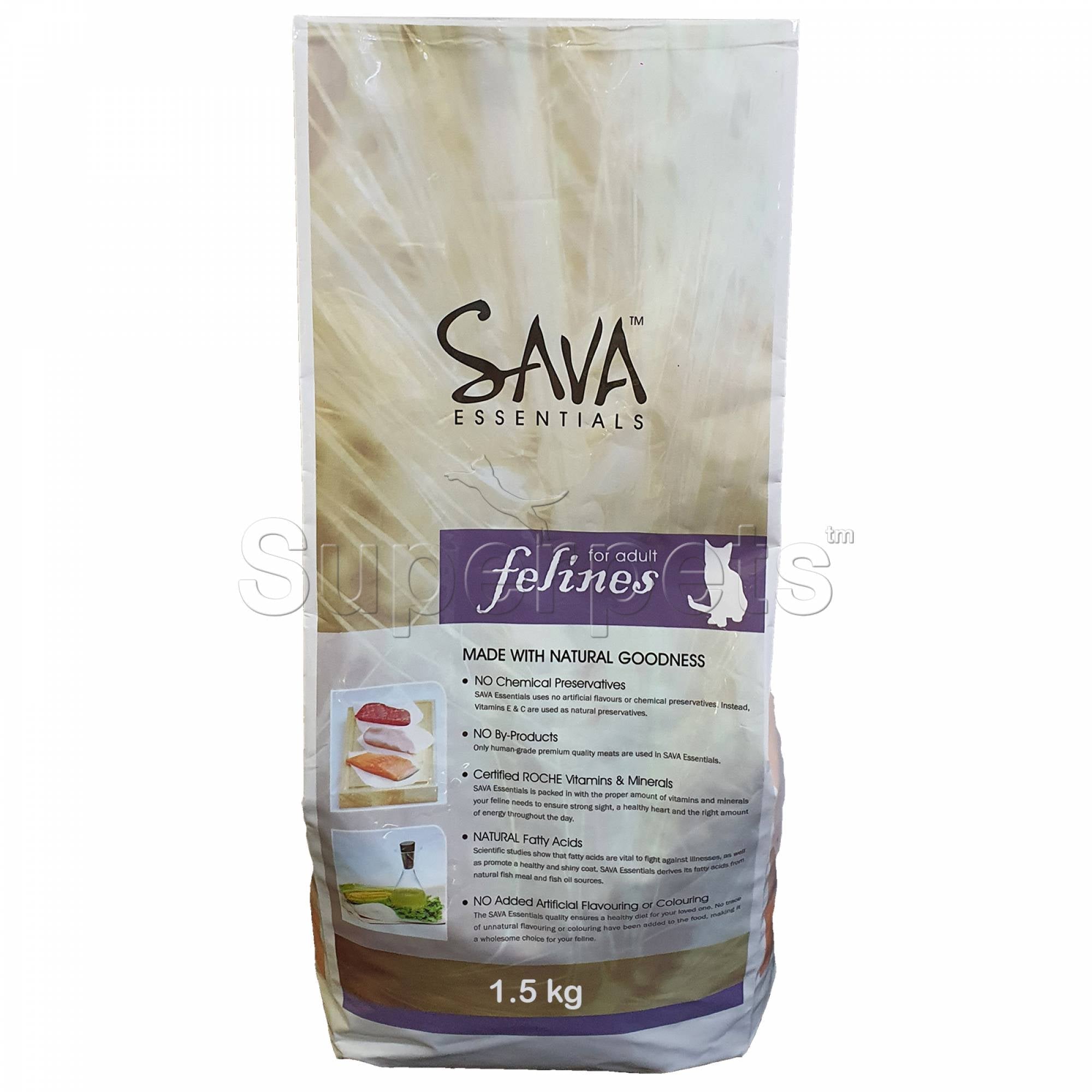 Sava Essentials for Adult Felines 1.5kgCatsSuperpets Trading