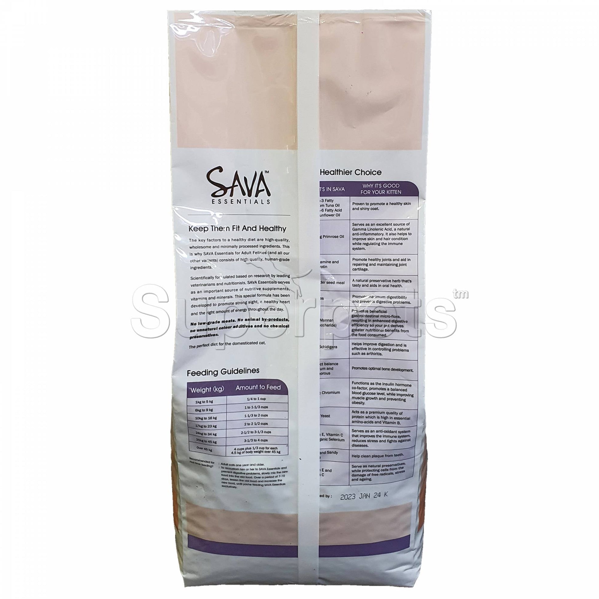 Sava Essentials for Adult Felines 1.5kgCatsSuperpets Trading