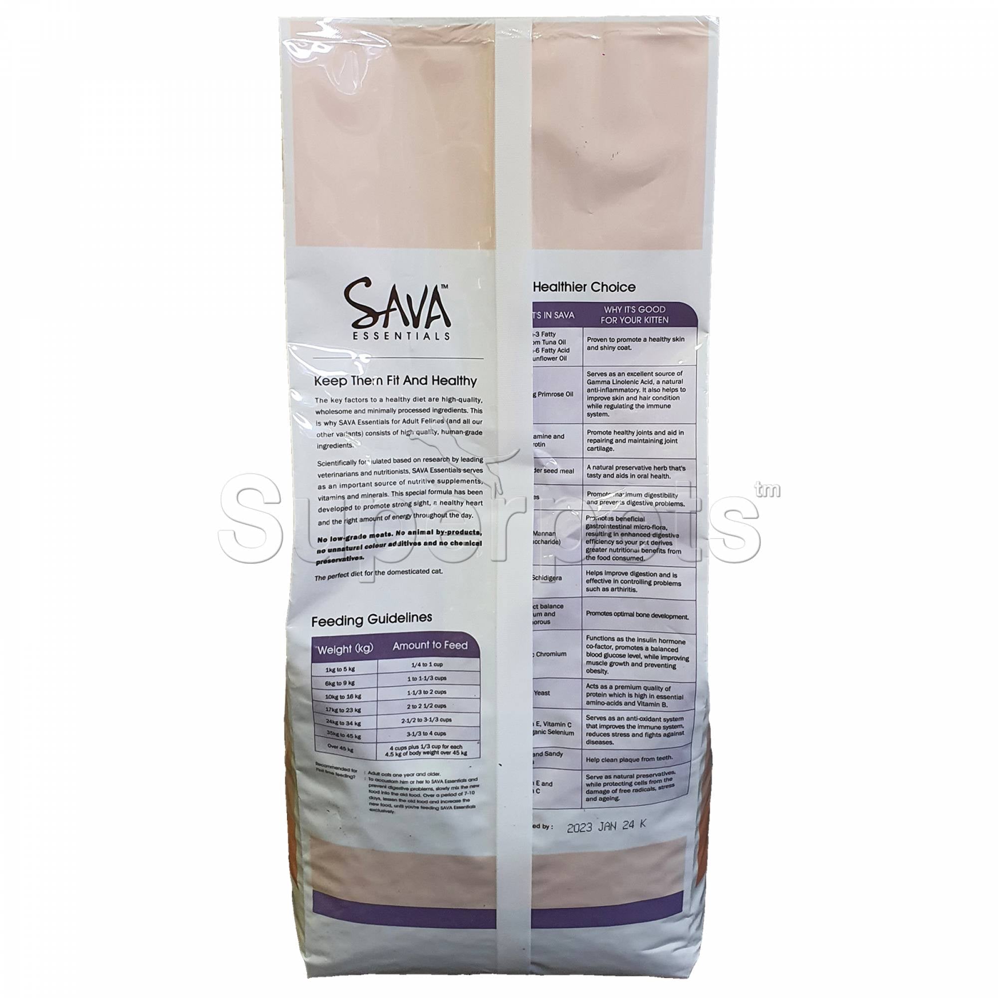 Sava Essentials for Adult Felines 1.5kgCatsSuperpets Trading