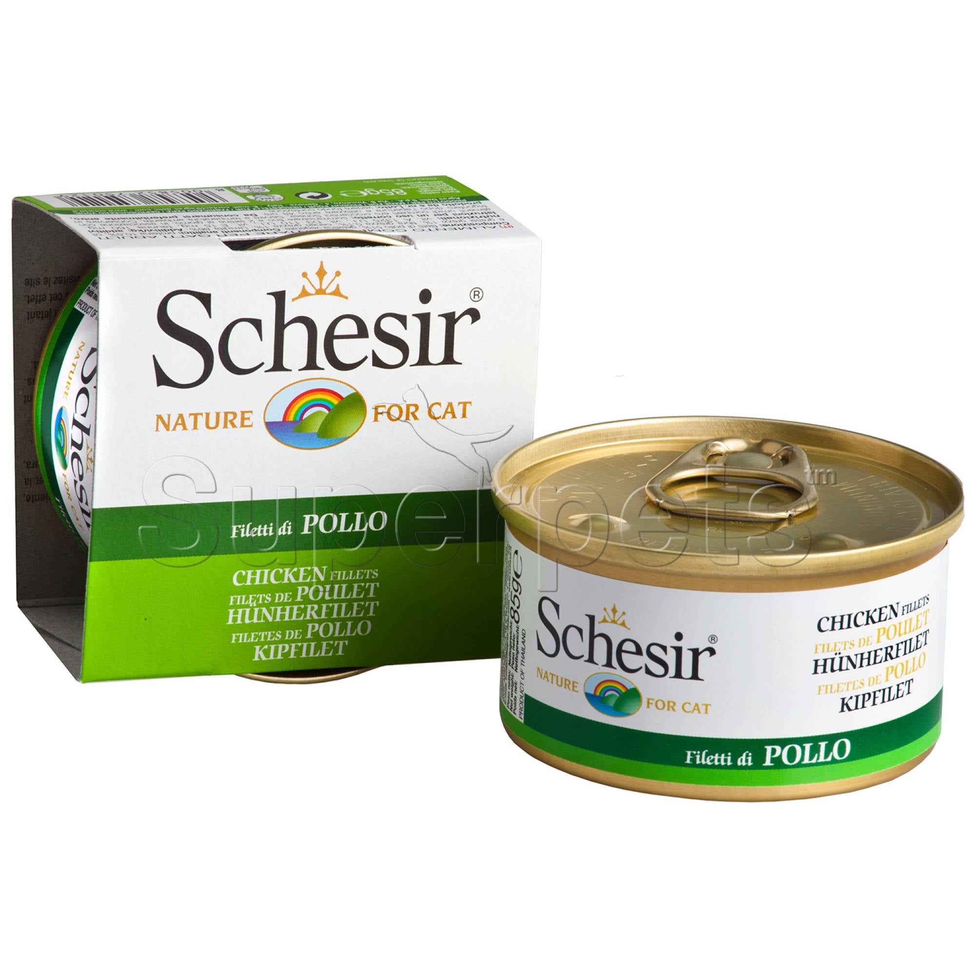 Schesir Cat - Chicken Fillets 85gSuperpets Trading