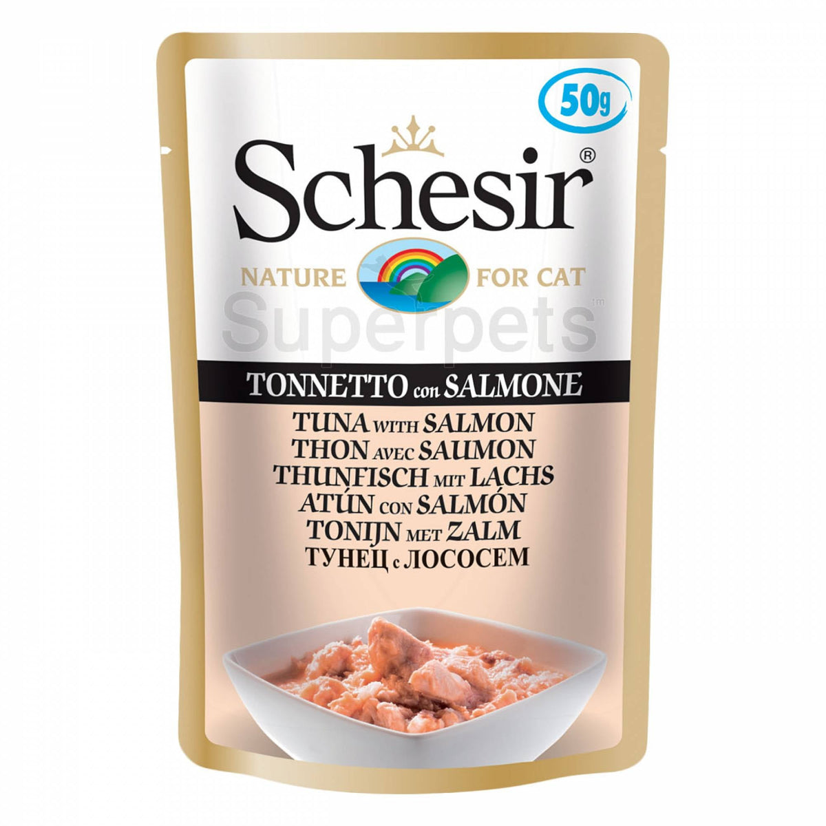 Schesir Cat - Pouch - Tuna with Salmon 50gSuperpets Trading