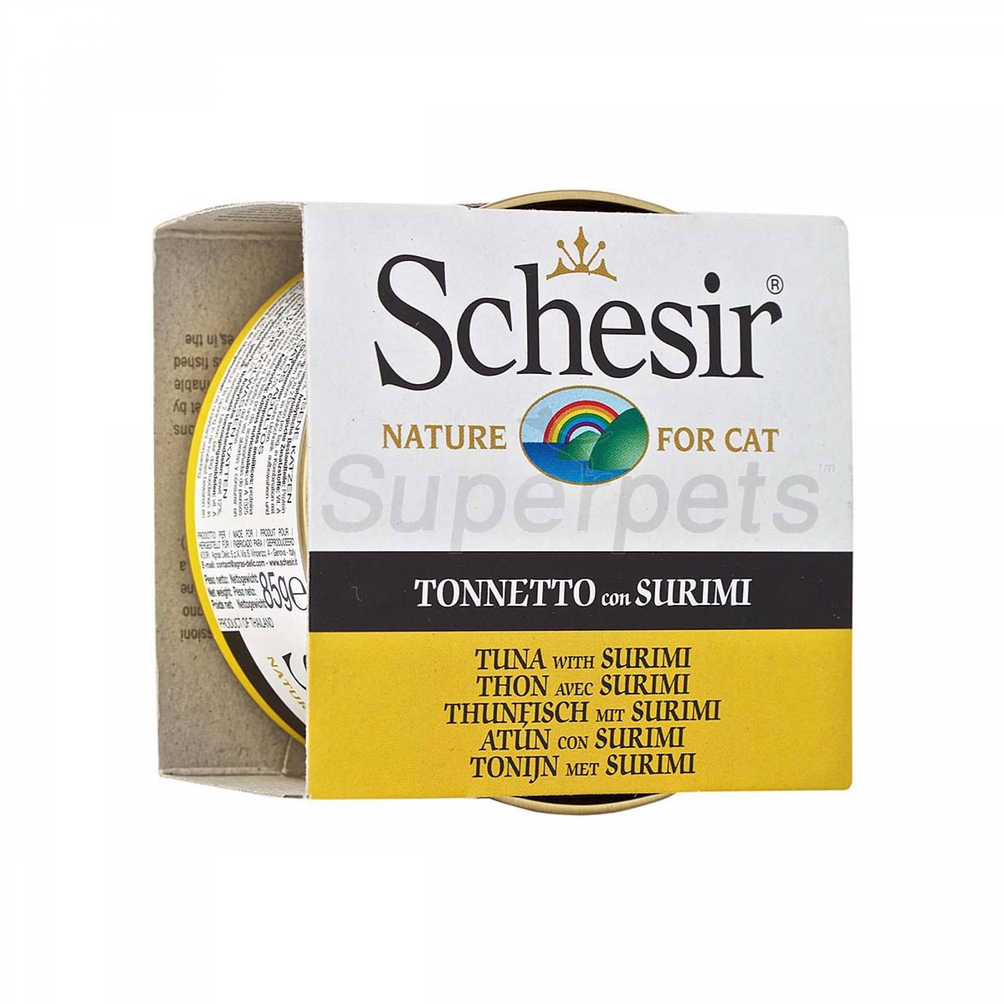 Schesir Cat - Tuna with Surimi 85gSuperpets Trading
