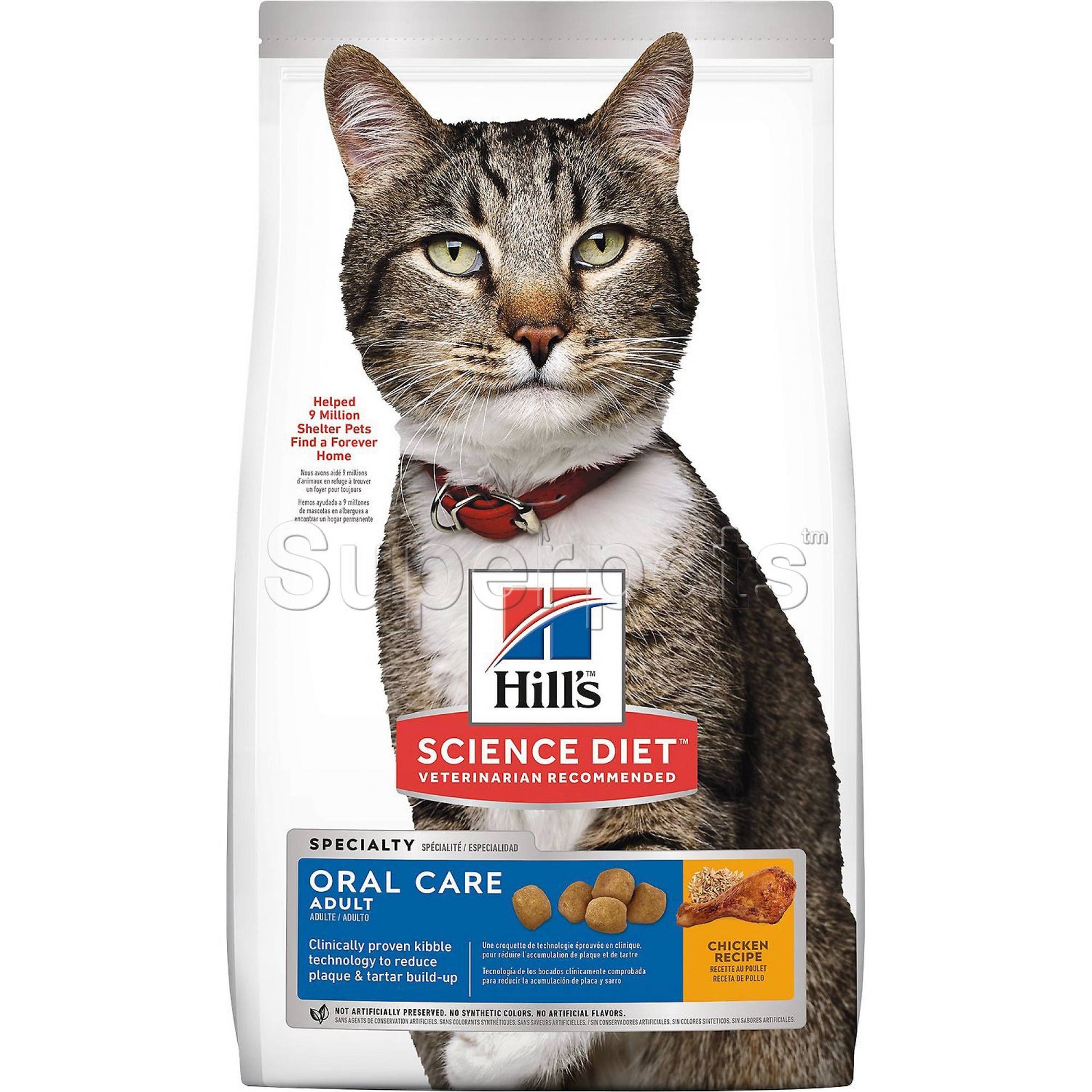 Science Diet - Cat Adult ORAL CARE Chicken Recipe 3.5lb / 1.6kg (9288)CatsSuperpets Trading