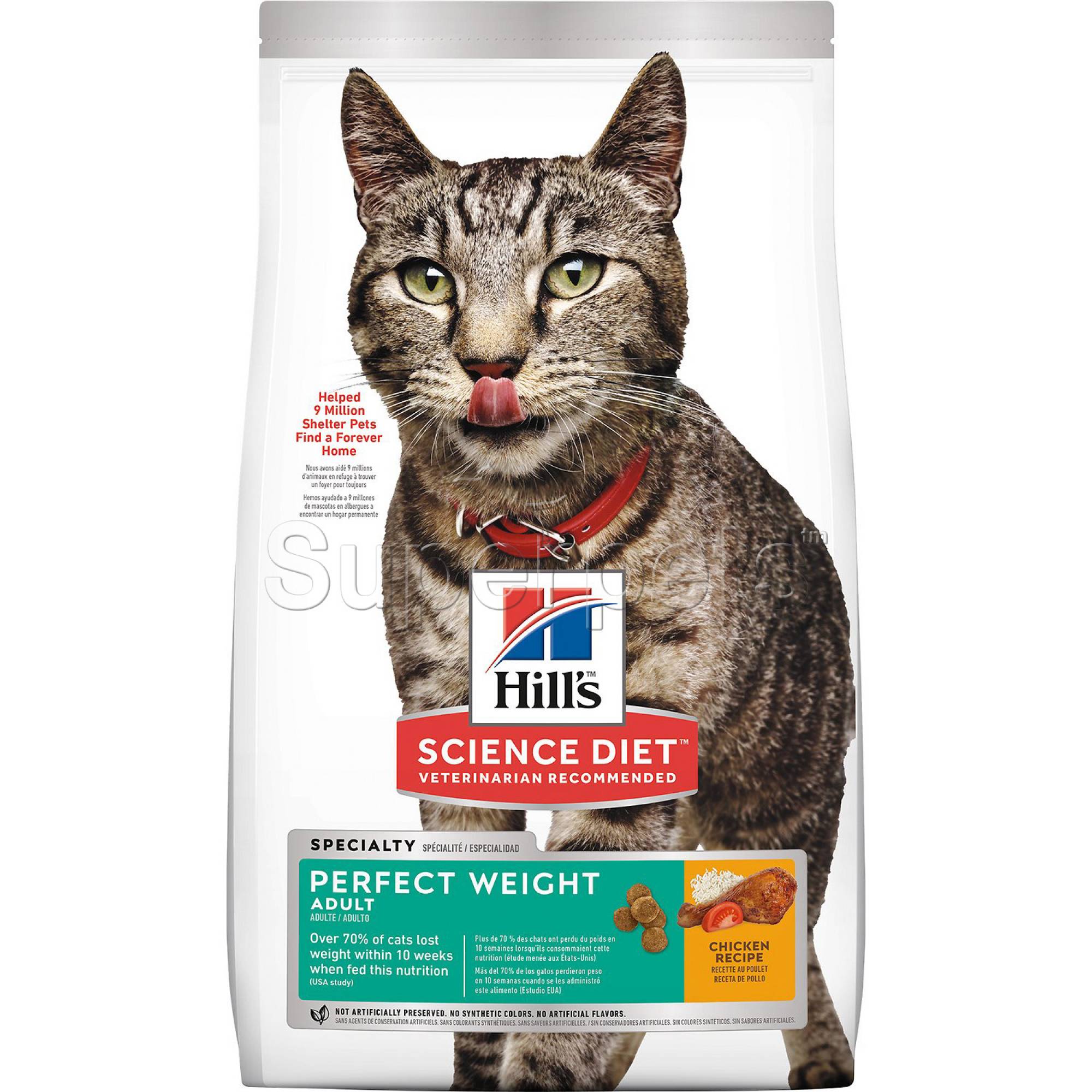 Science Diet - Cat Adult - PERFECT WEIGHT Chicken Recipe 3lb / 1.36kg (2968)CatsSuperpets Trading