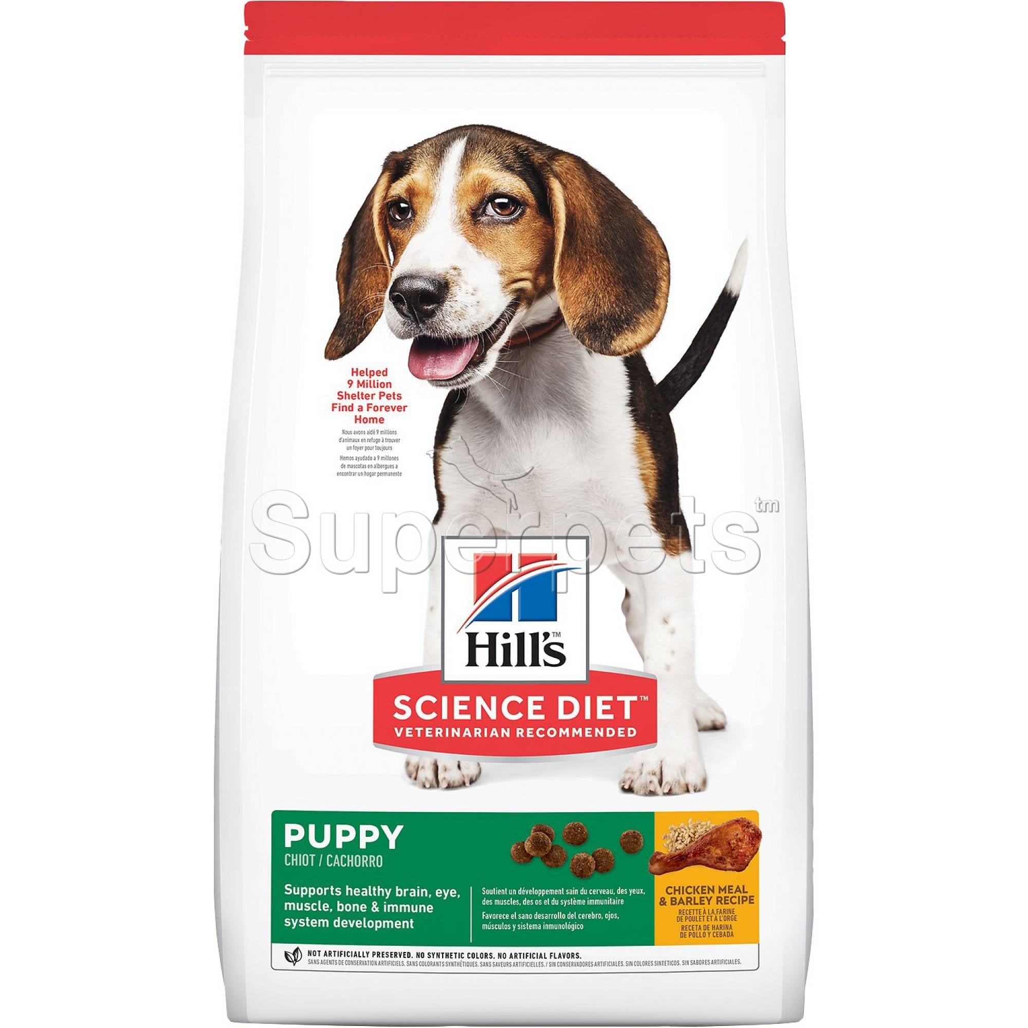 Science Diet - Dog Puppy - Chicken Meal & Barley Recipe 3kg (6929HG)DogsSuperpets Trading