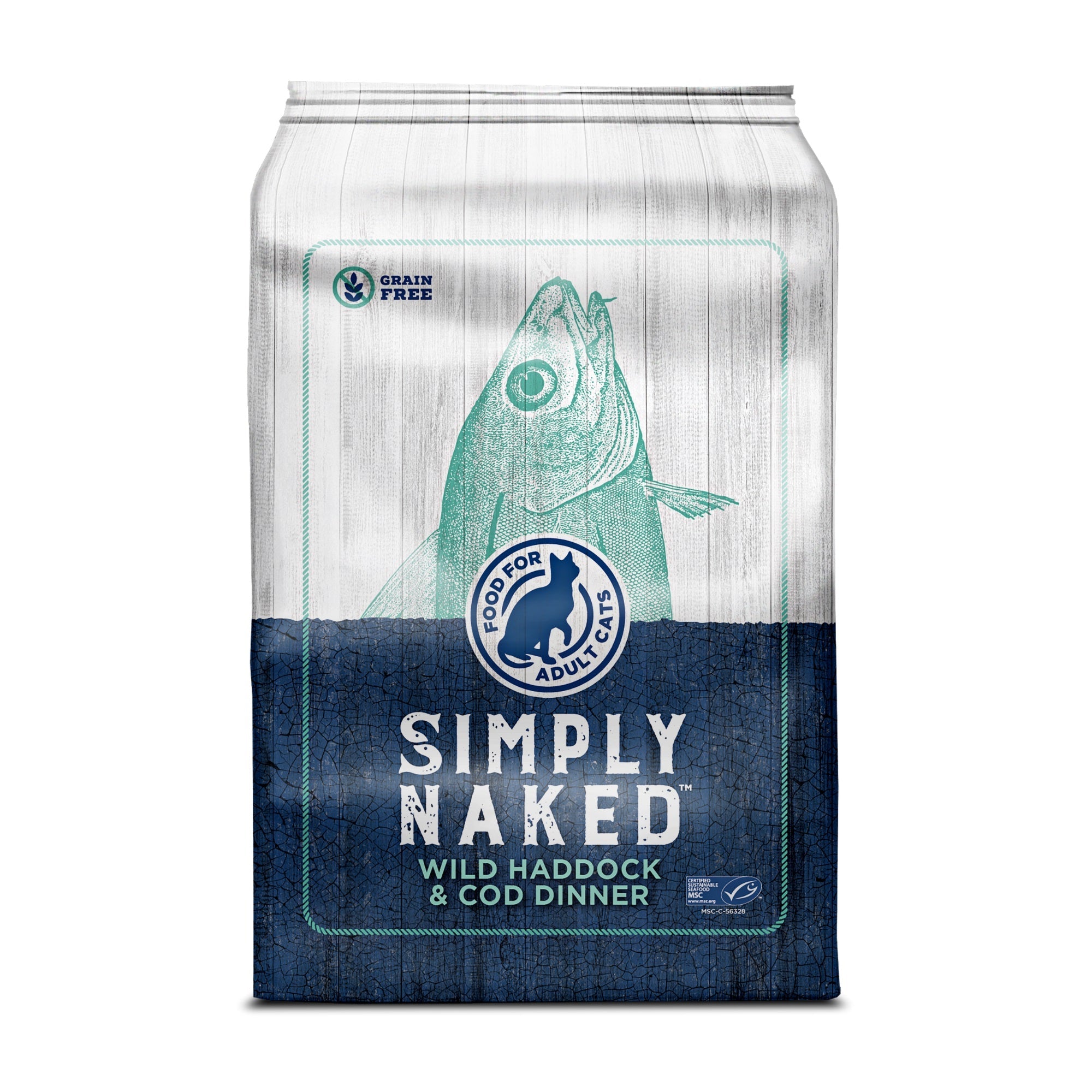 Simply Naked - Adult Cat - Wild Haddock & Cod 4lb/1.8kg (Adult Grain Free)Superpets Trading