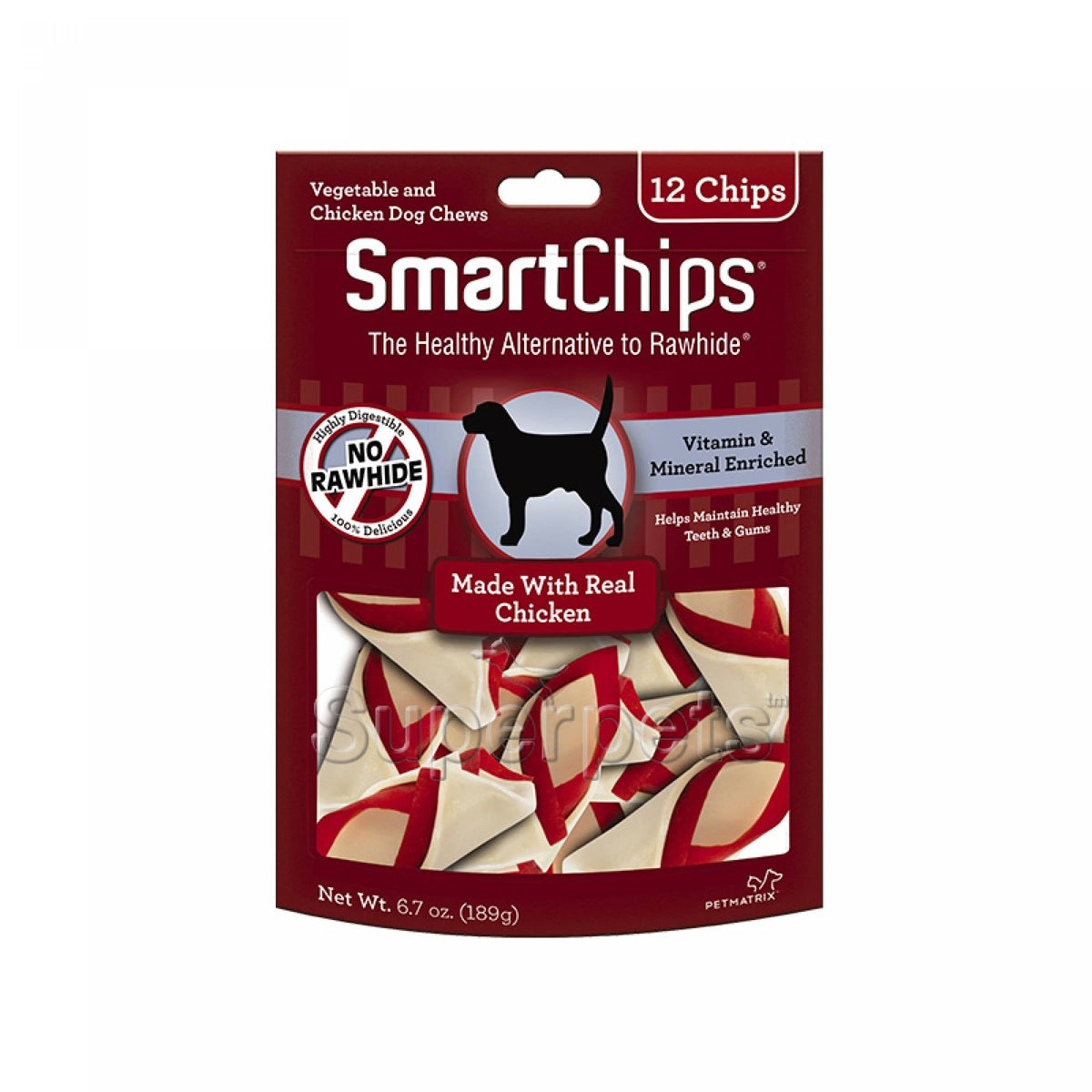 SmartBones Chicken Chips 12pcs 189gDogsSuperpets Trading