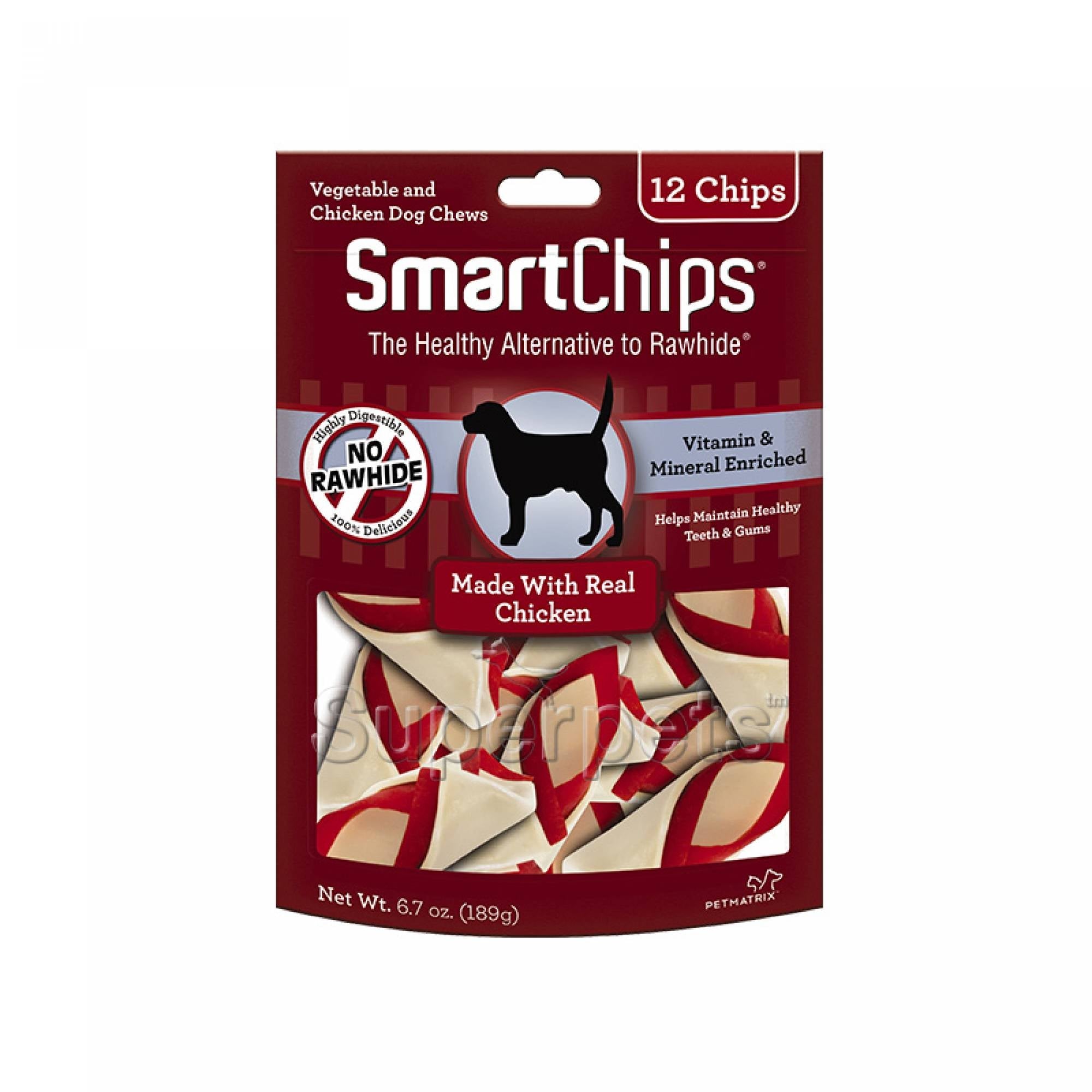 SmartBones Chicken Chips 12pcs 189gDogsSuperpets Trading