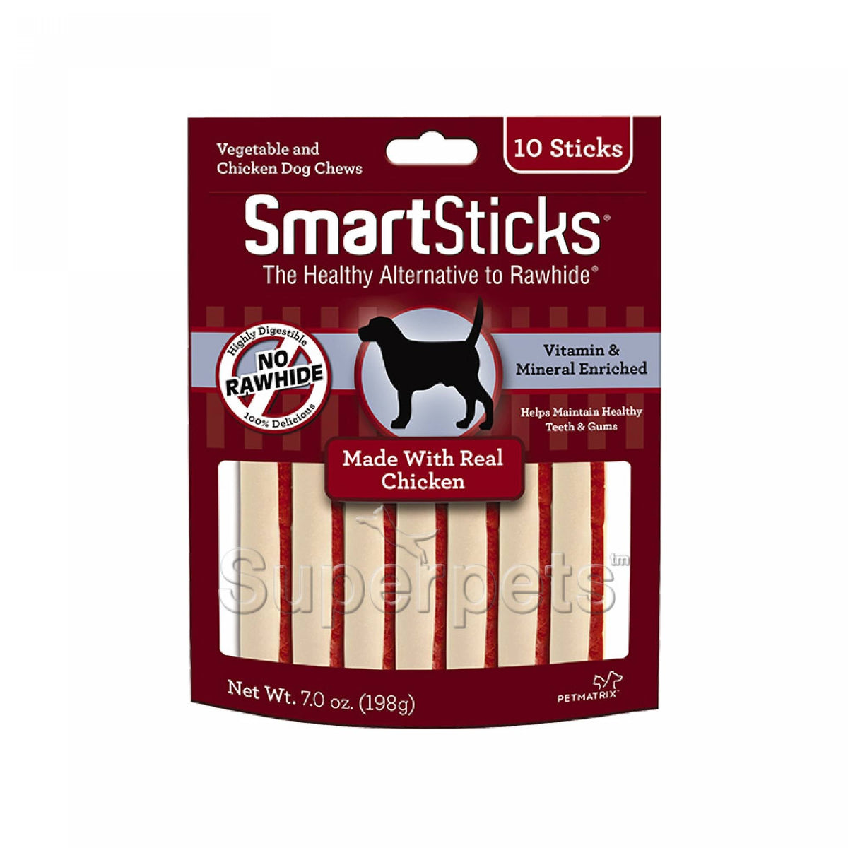 SmartBones Chicken Sticks 10pcs 198gDogsSuperpets Trading
