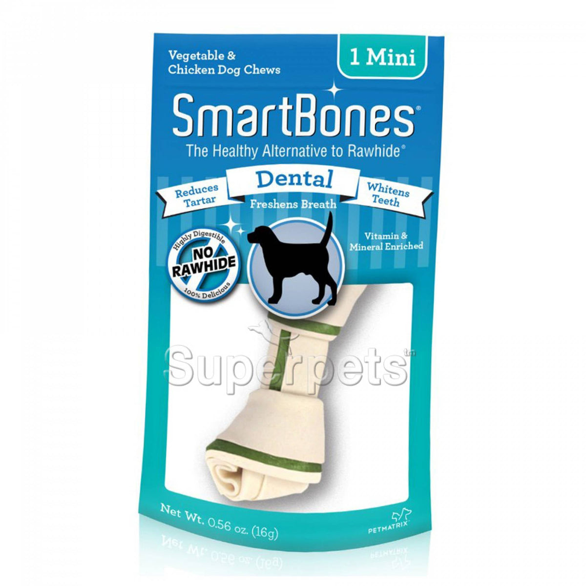 SmartBones Dental Mini 1pcs 15gDogsSuperpets Trading
