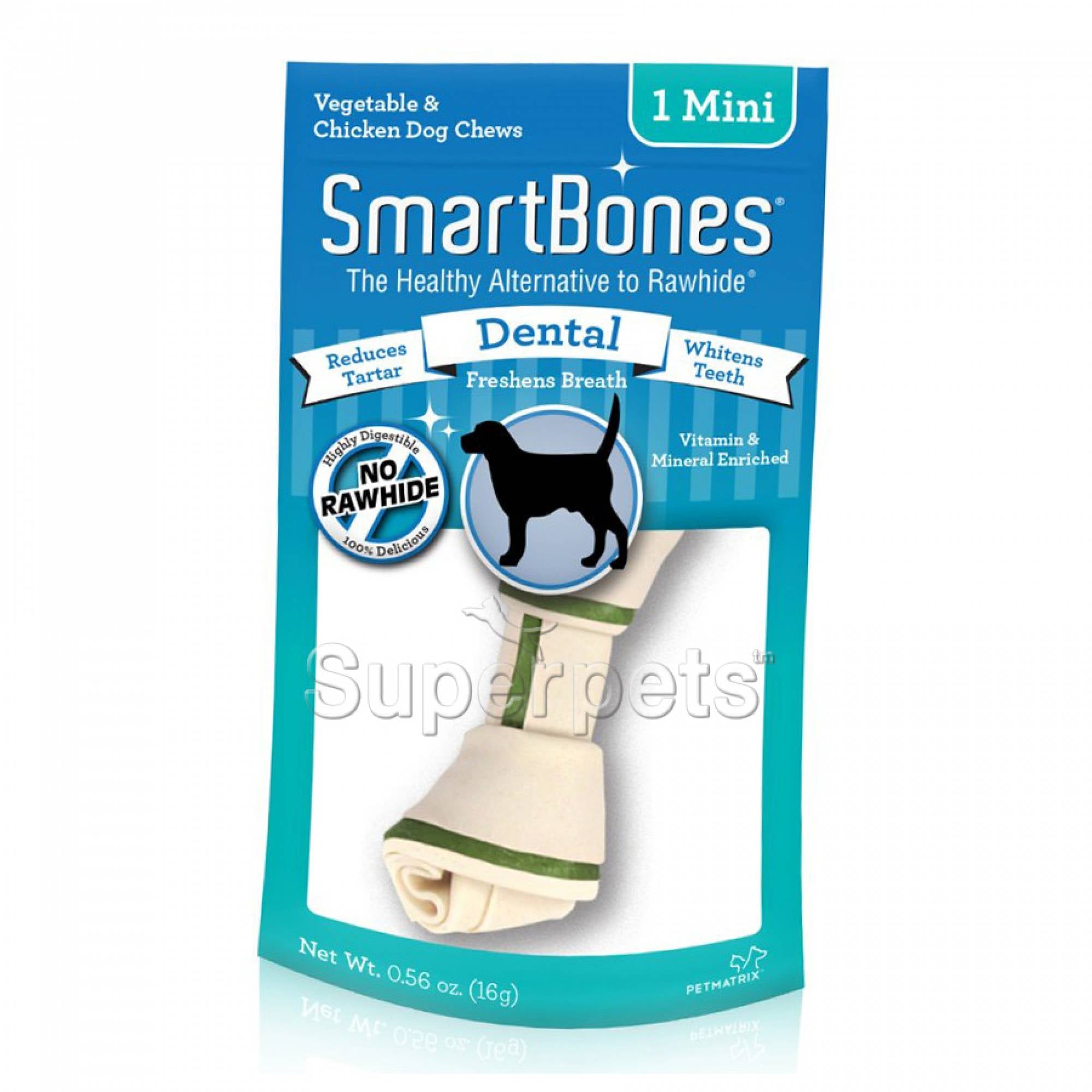 SmartBones Dental Mini 1pcs 15gDogsSuperpets Trading