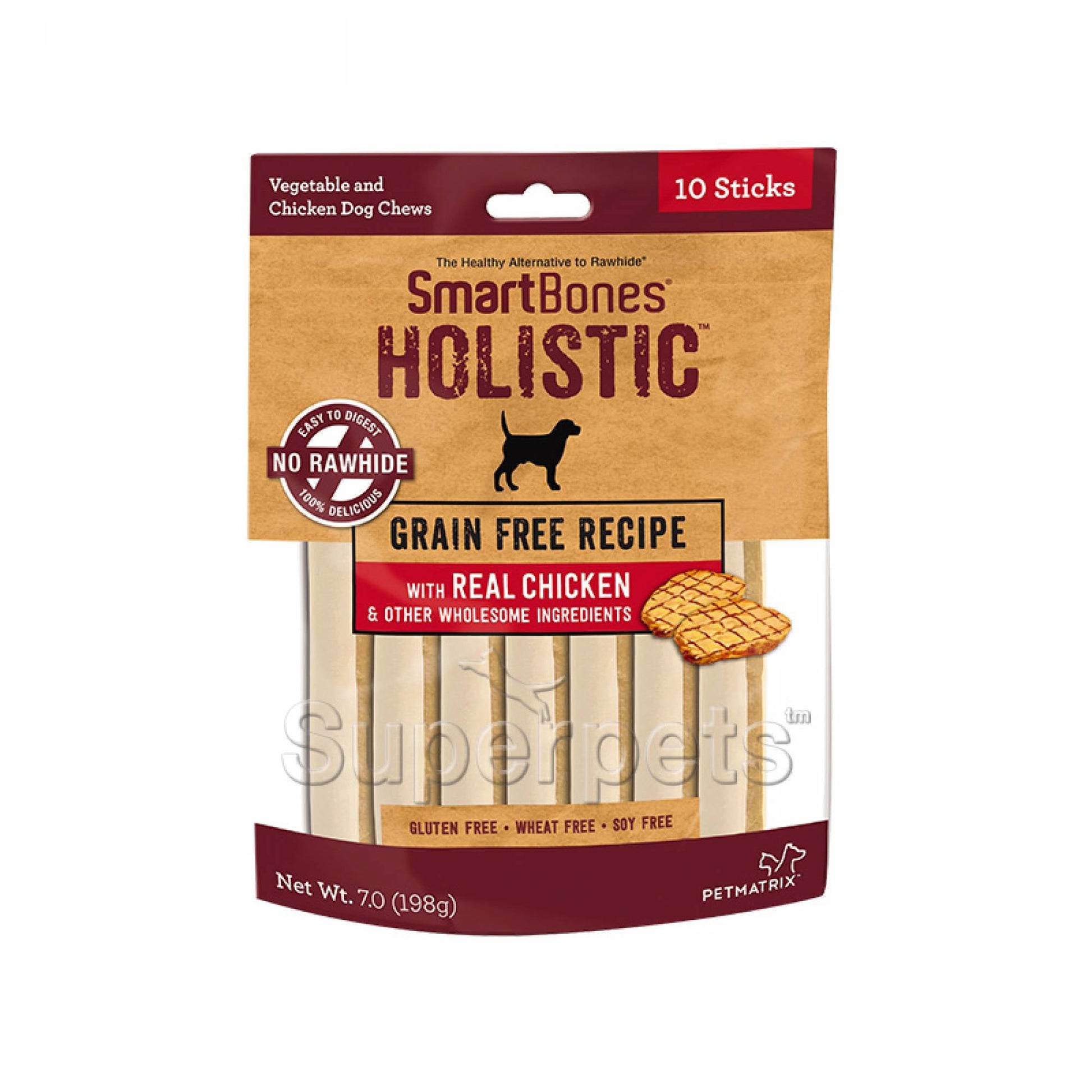 SmartBones Holistic Chicken Sticks 10pcs 198gSuperpets Trading