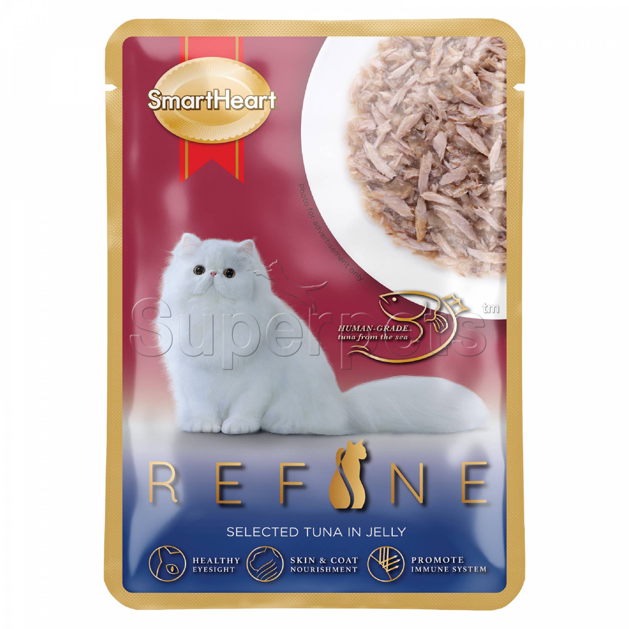 SmartHeart Cat Refine Pouch 70g Selected Tuna in JellySuperpets Trading