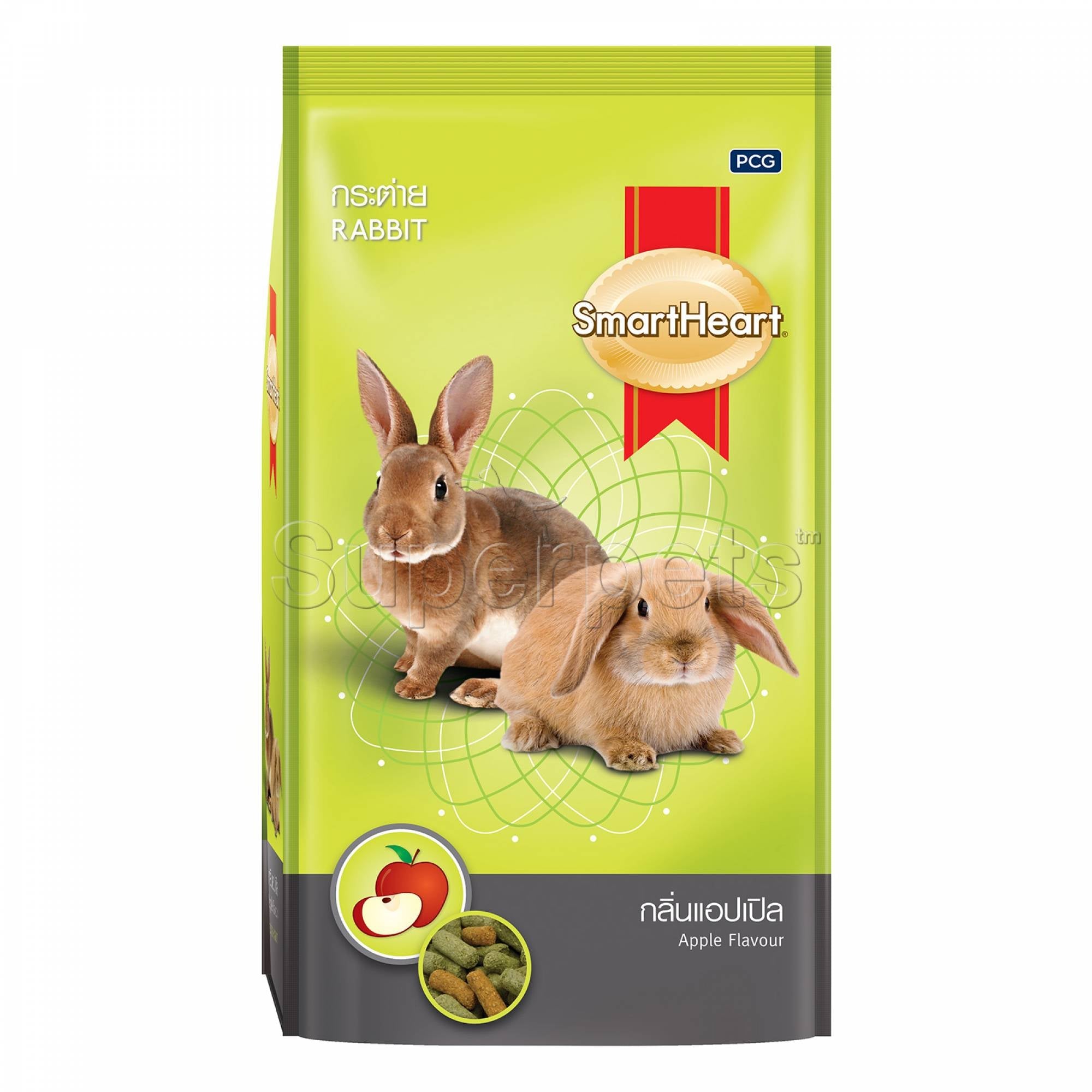 SmartHeart Rabbit Food Apple Flavor 1kgSuperpets Trading