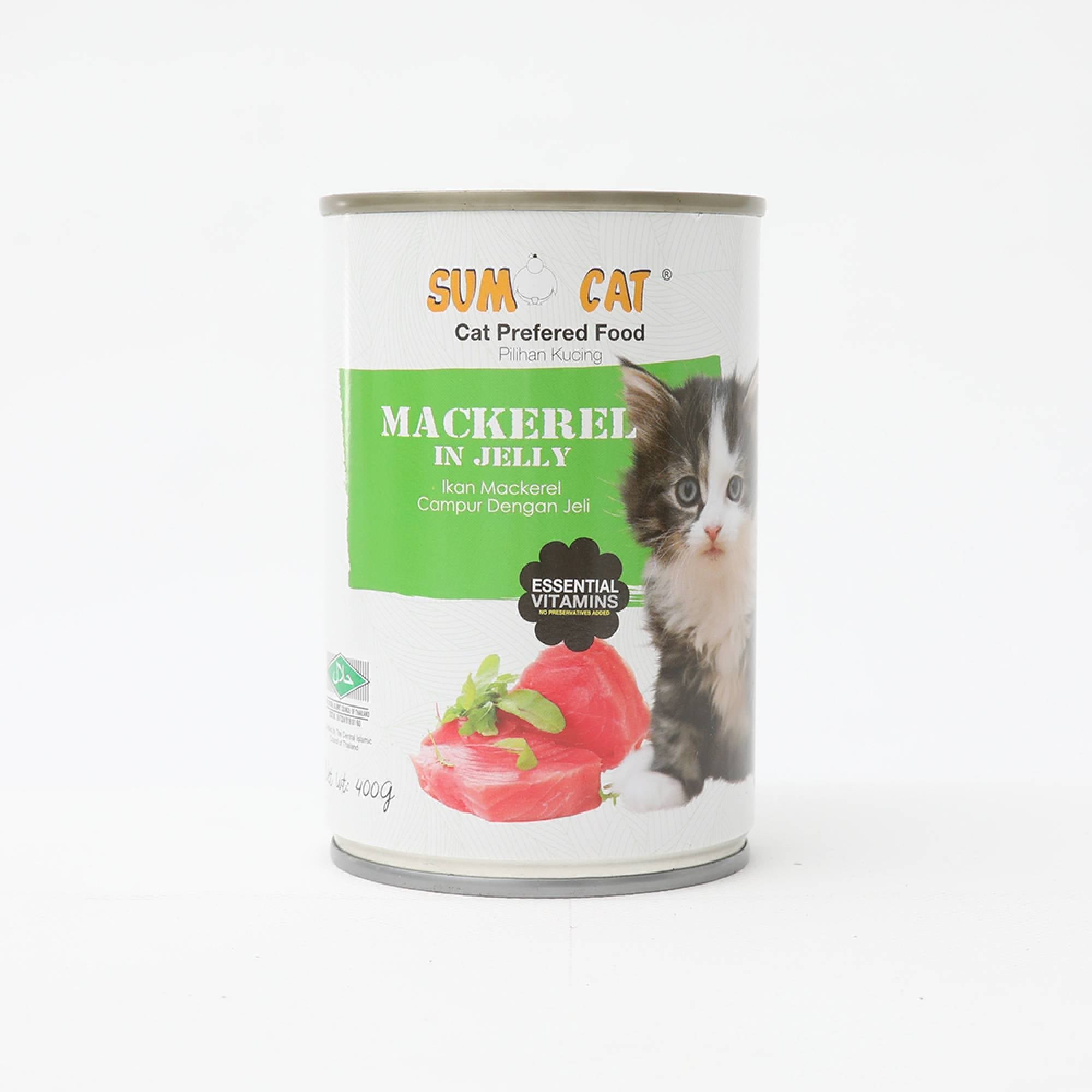 Sumo Cat - Mackerel in Jelly 400g x 24pcs (1 carton) (*Donation*)Superpets Trading