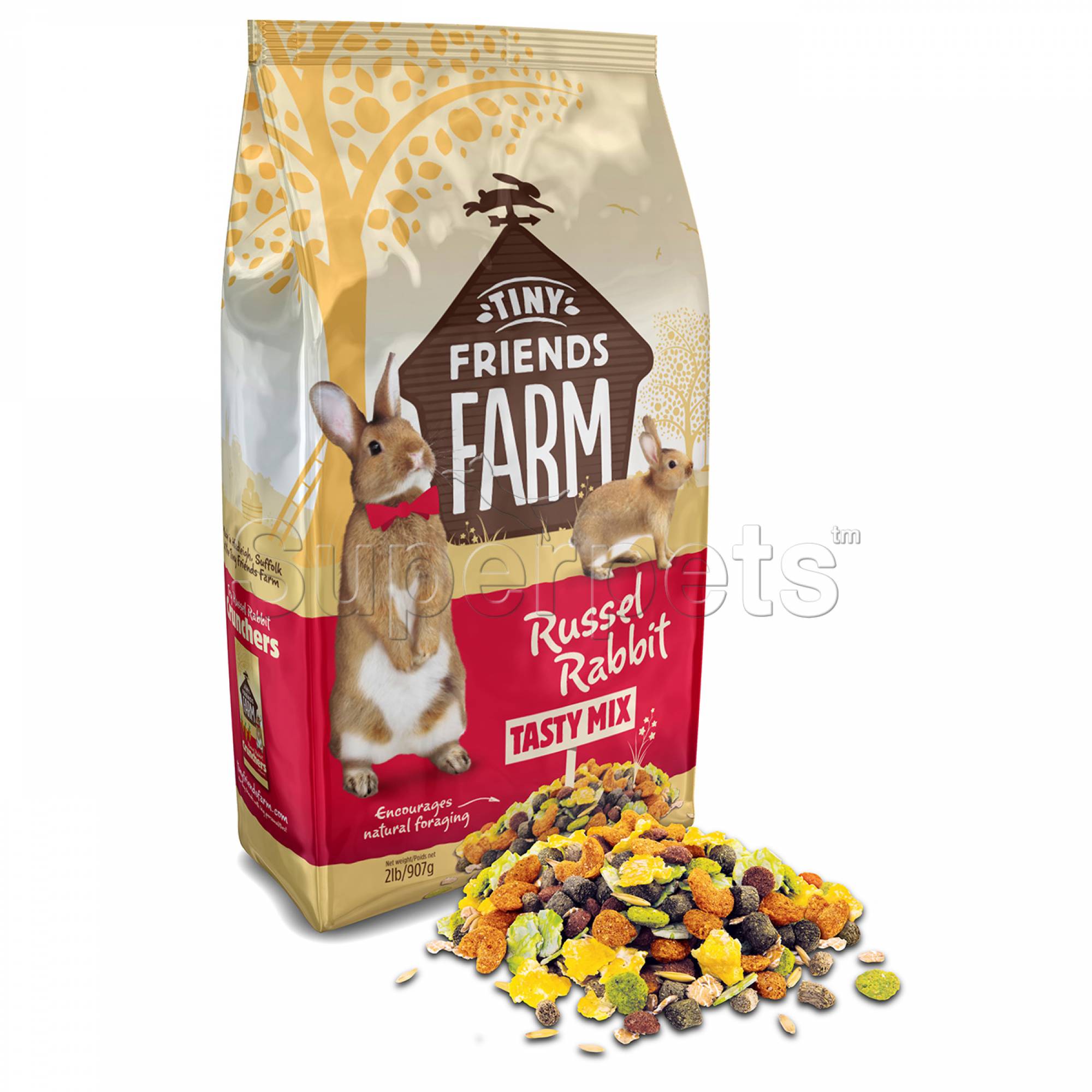 Supreme SU5117 Tiny Friends Farm Russel Rabbit Tasty Mix 907gSuperpets Trading