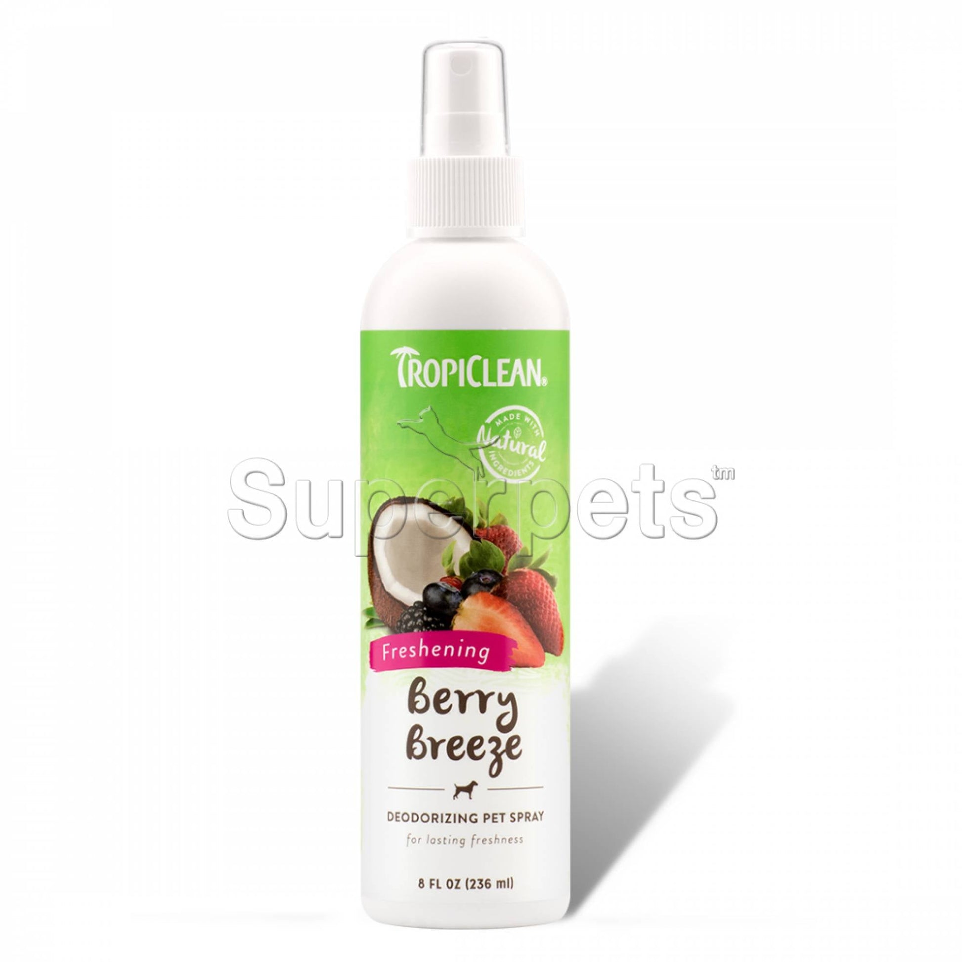Tropiclean Deodorizing Pet Spray - Berry Breeze 8oz (236ml)Superpets Trading