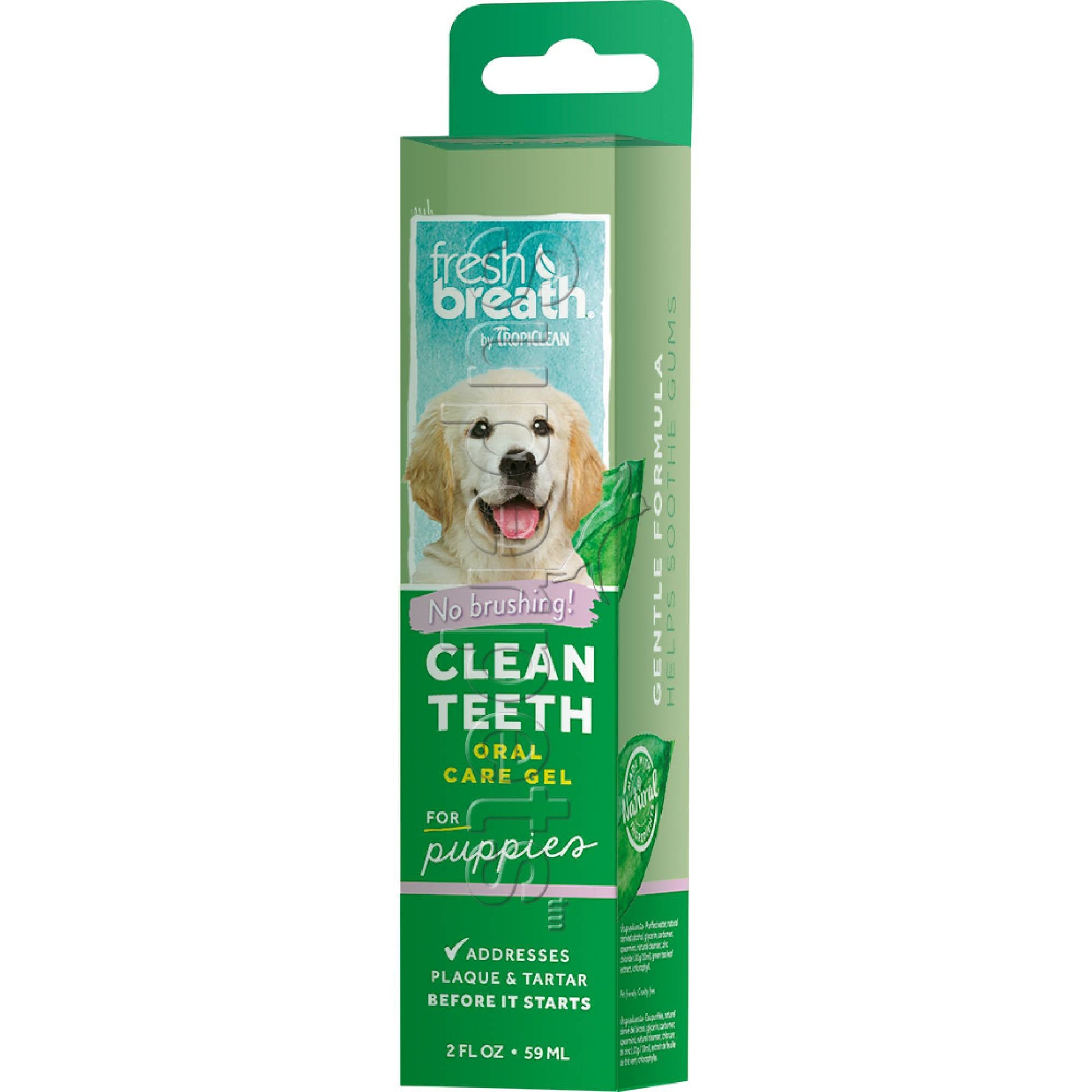Tropiclean FRESH BREATH Clean Teeth Oral Care Gel for Puppies 2oz (59ml)Superpets Trading