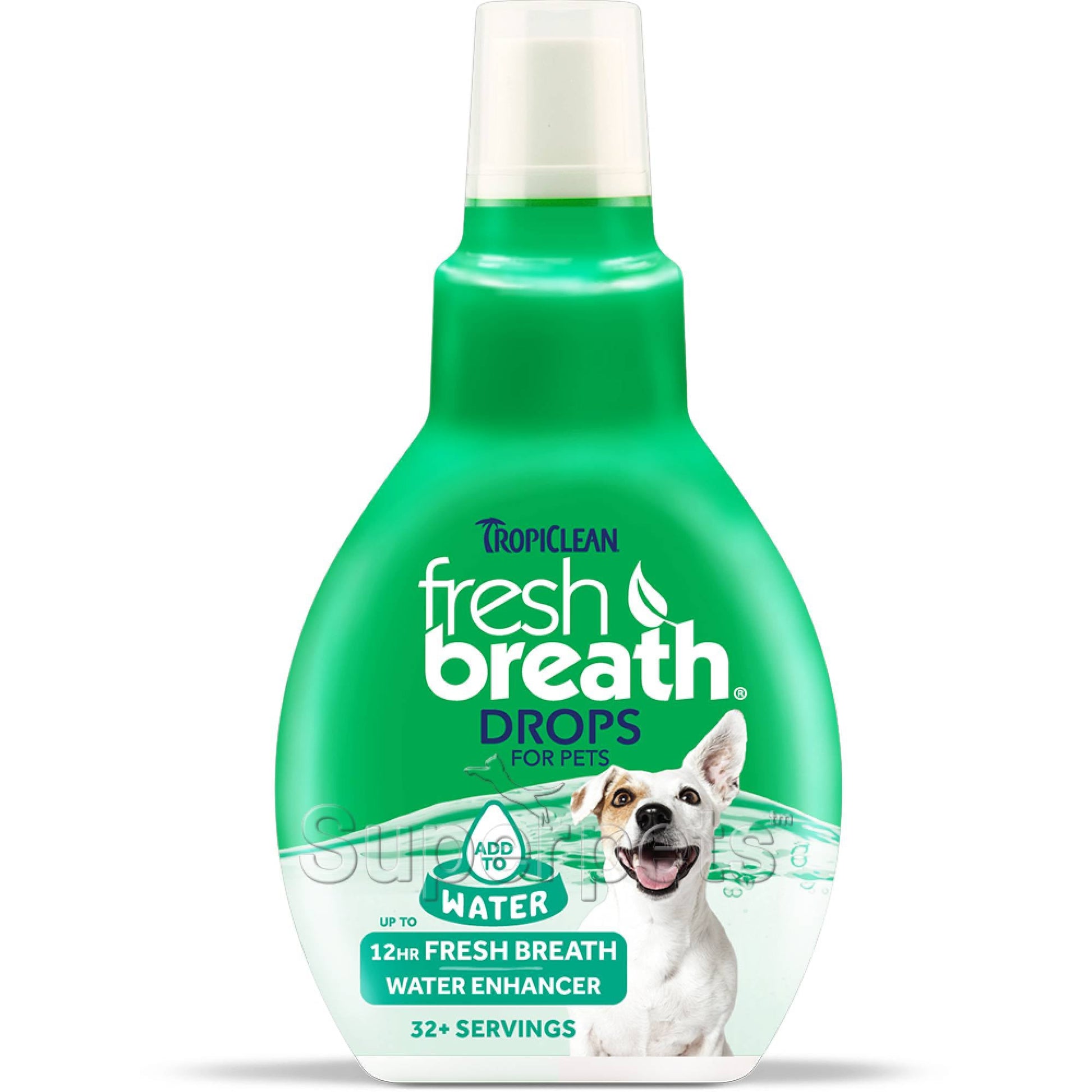 Tropiclean FRESH BREATH Drops for Dogs 2.2oz (65ml) 32+ ServingsSuperpets Trading