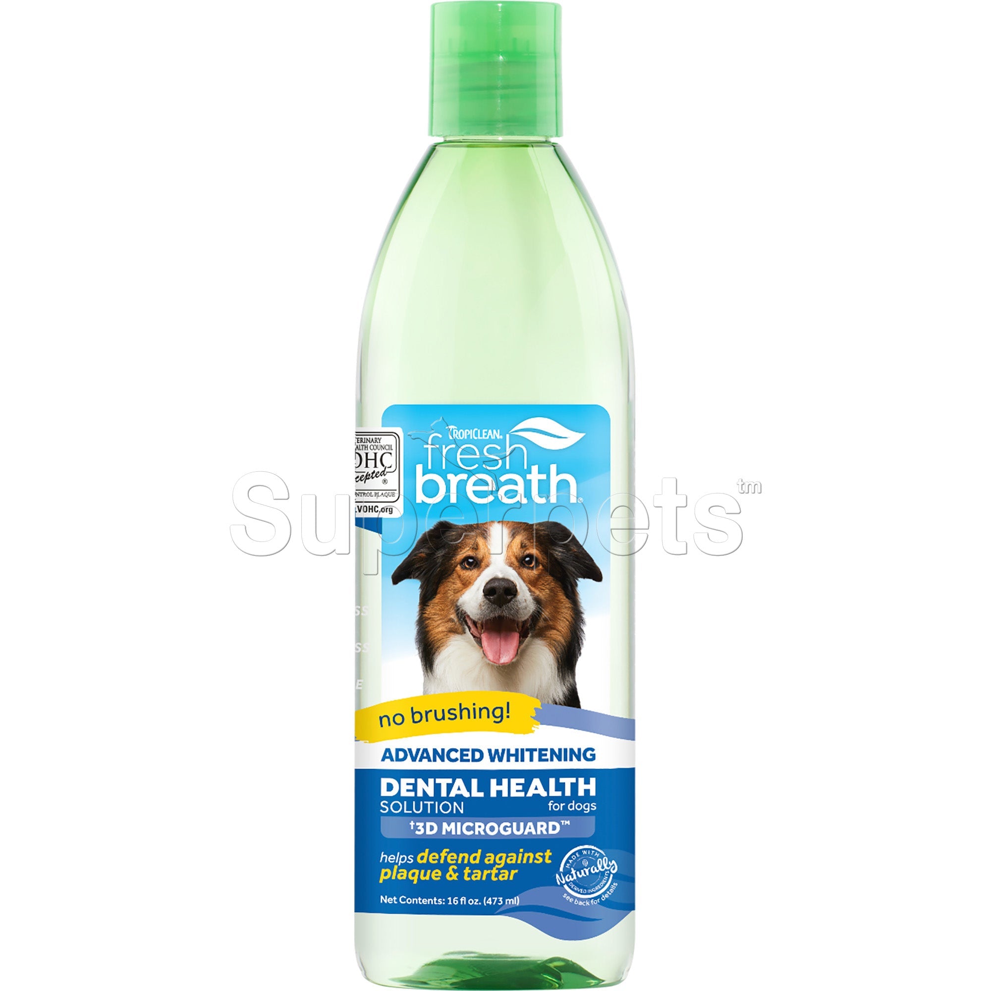Tropiclean FRESH BREATH Oral Care Water Additive for Dogs - Advanced Whitening 16oz (473ml)DogsSuperpets Trading