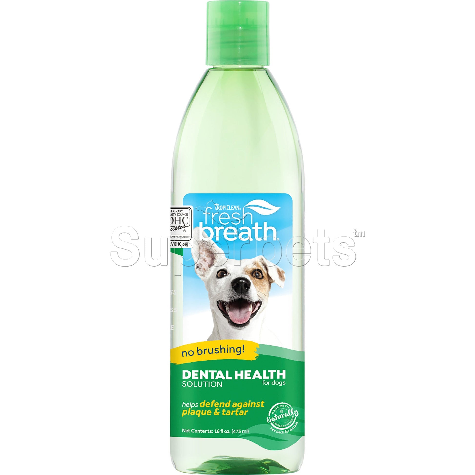 Tropiclean FRESH BREATH Oral Care Water Additive for Dogs & Cats - Plaque & Tartar Remover 16oz (473ml)Superpets Trading