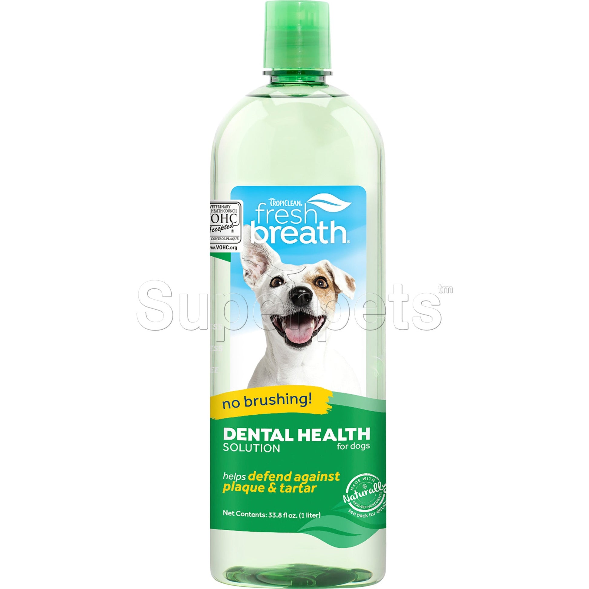 Tropiclean FRESH BREATH Oral Care Water Additive for Dogs & Cats - Plaque & Tartar Remover 33.8oz (1L)DogsSuperpets Trading