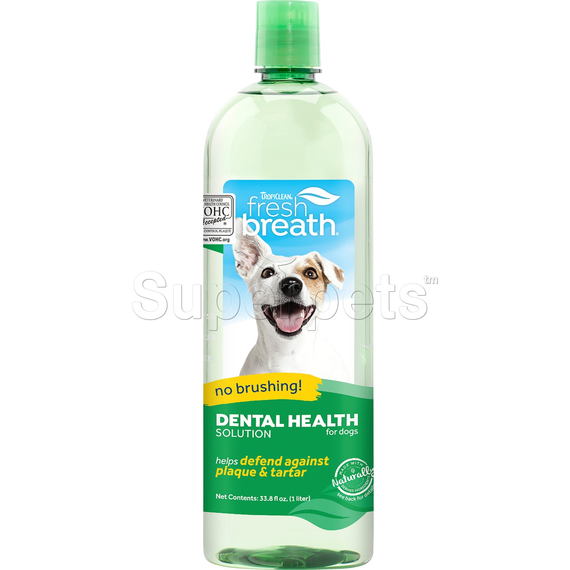 Tropiclean FRESH BREATH Oral Care Water Additive for Dogs & Cats - Plaque & Tartar Remover 33.8oz (1L)DogsSuperpets Trading