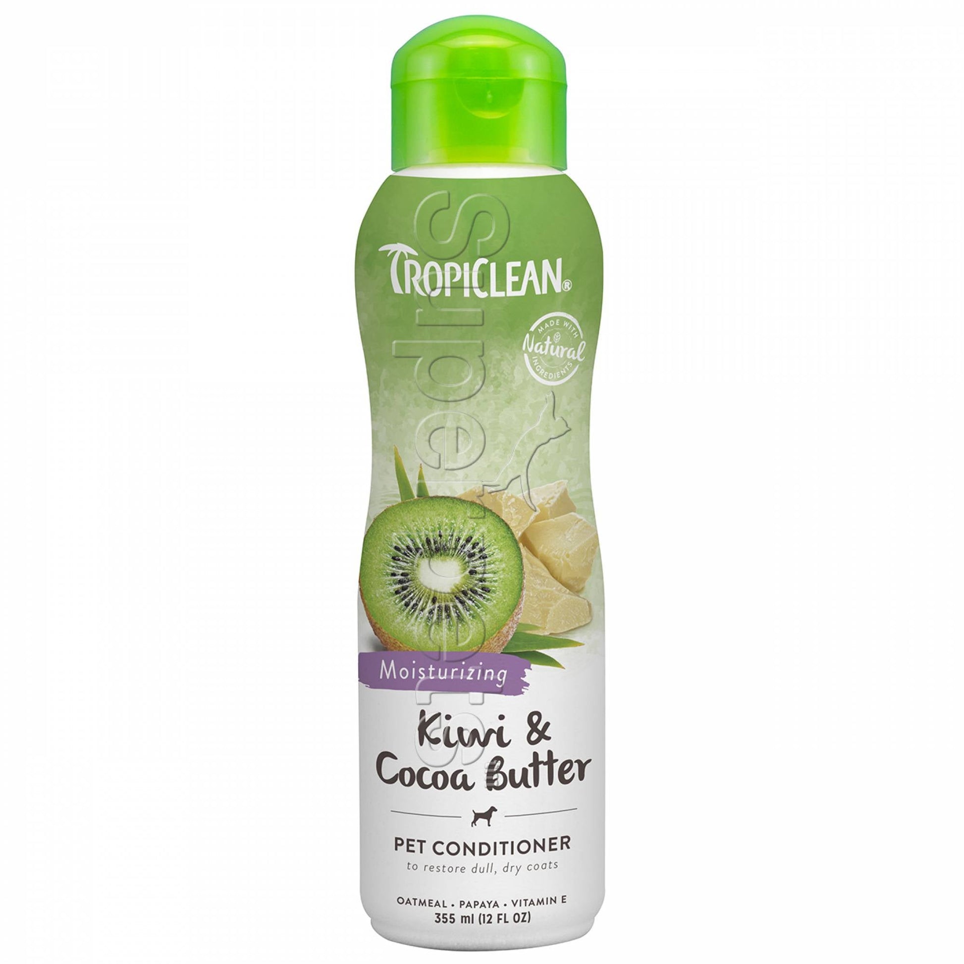 Tropiclean Kiwi and Cocoa Butter Moisturizing Pet Conditioner 12oz (355ml)Superpets Trading