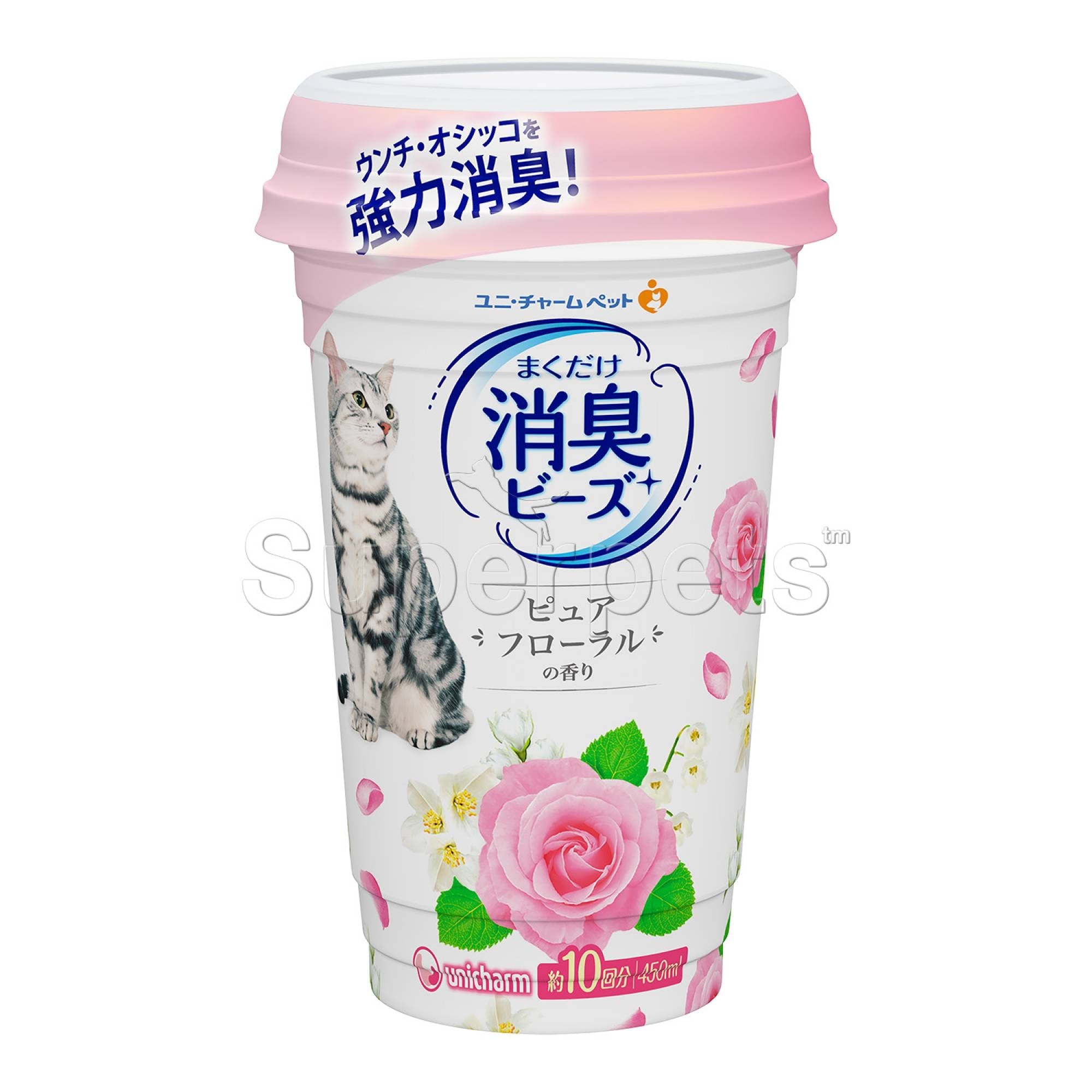 Unicharm Deodorising Beads - Floral 450mlSuperpets Trading