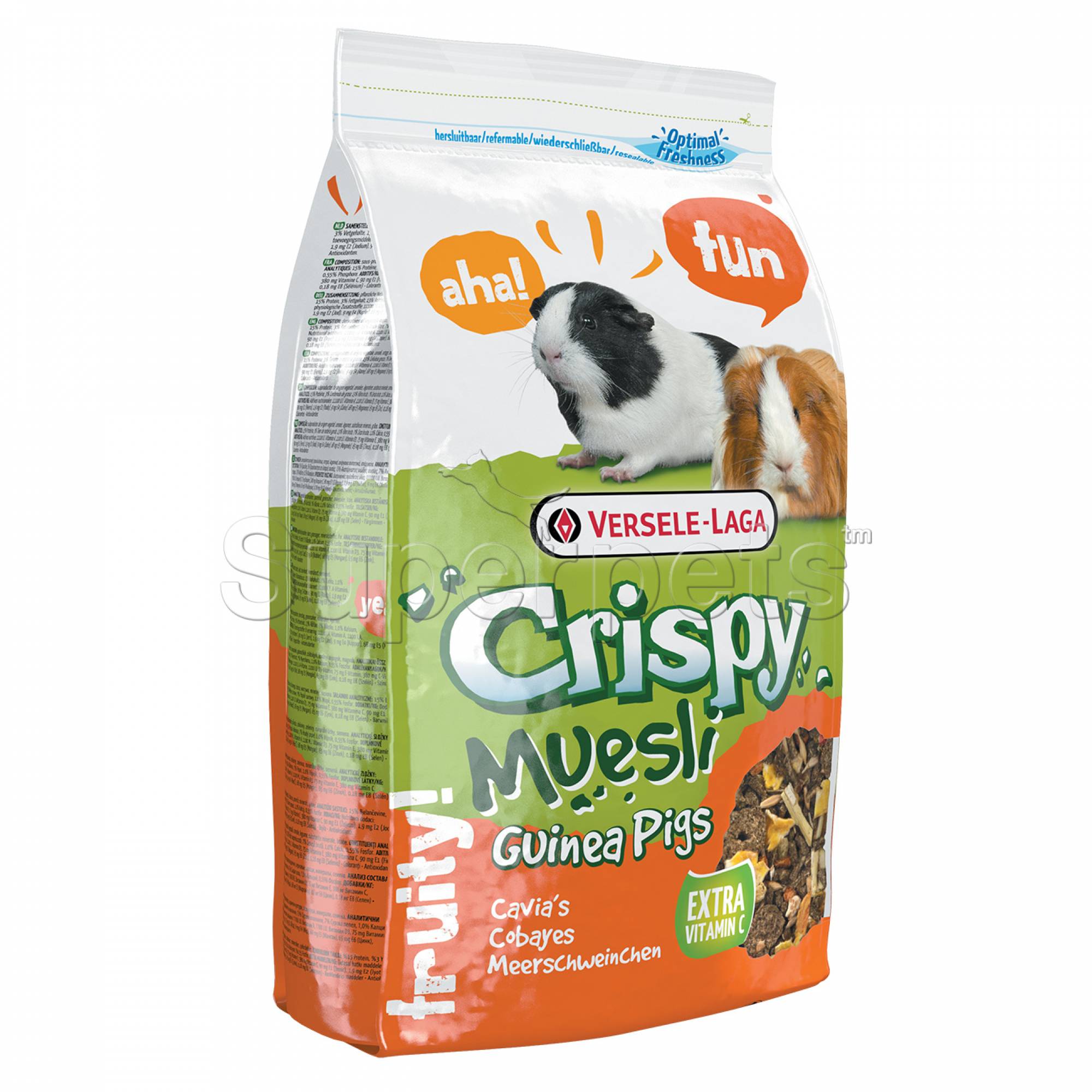 Versele-Laga - Crispy Muesli Guinea Pigs 1kg (461711)Superpets Trading