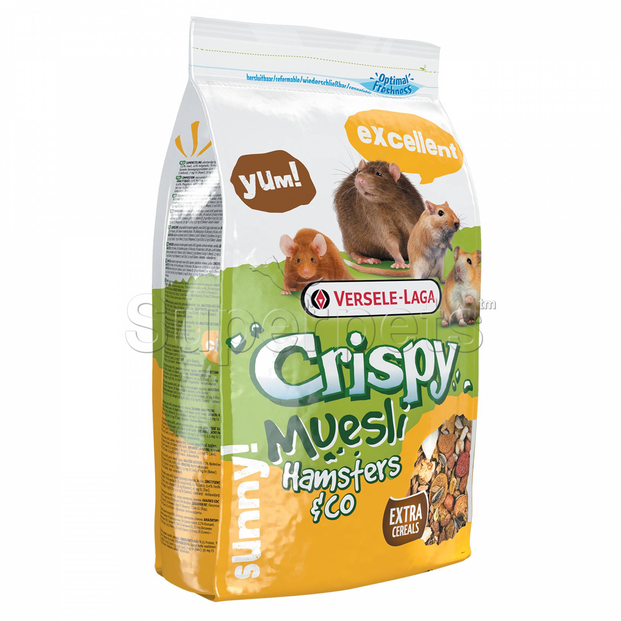 Versele-Laga - Crispy Muesli Hamsters 1kg (461721)Superpets Trading