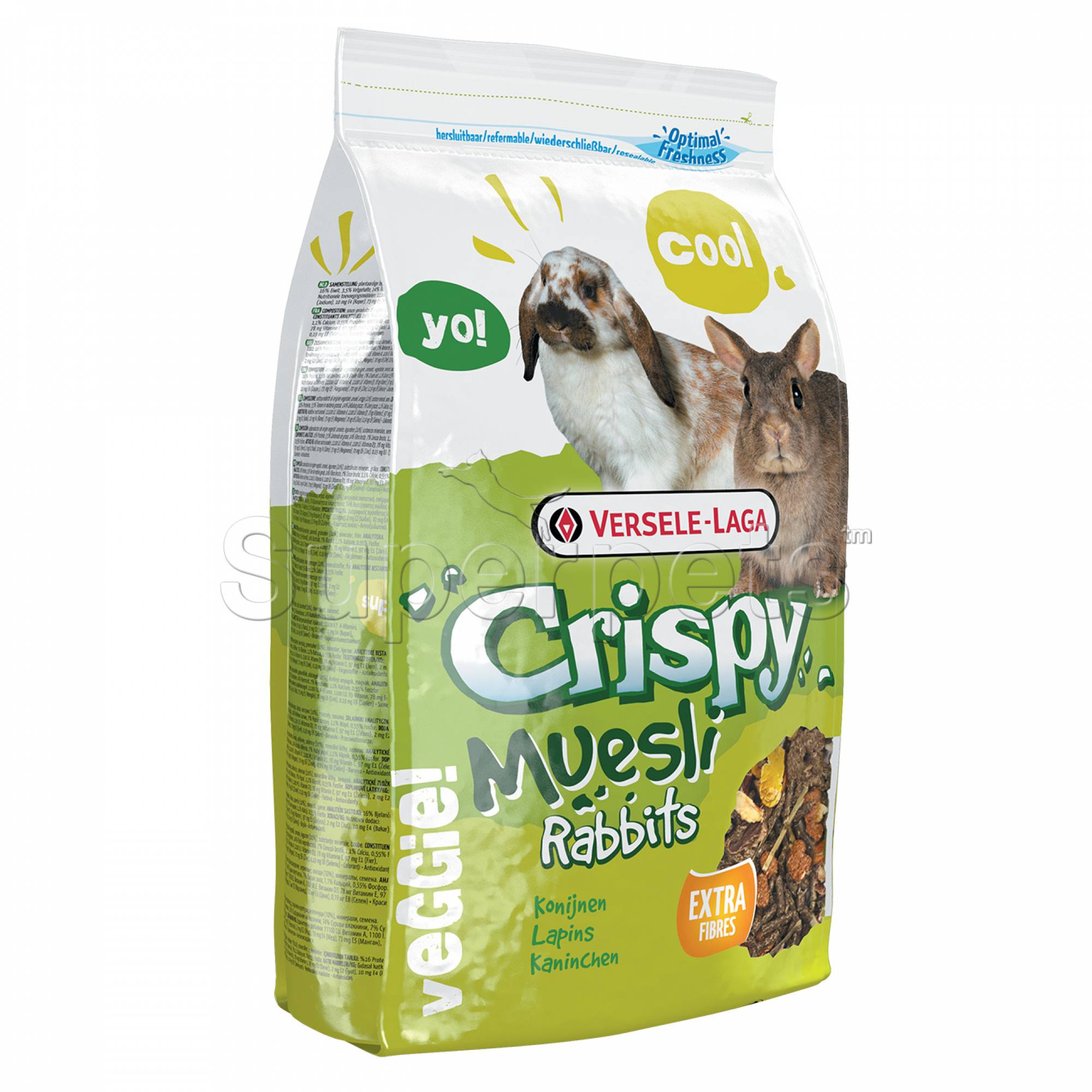 Versele-Laga - Crispy Muesli Rabbits 1kg (461701)Superpets Trading