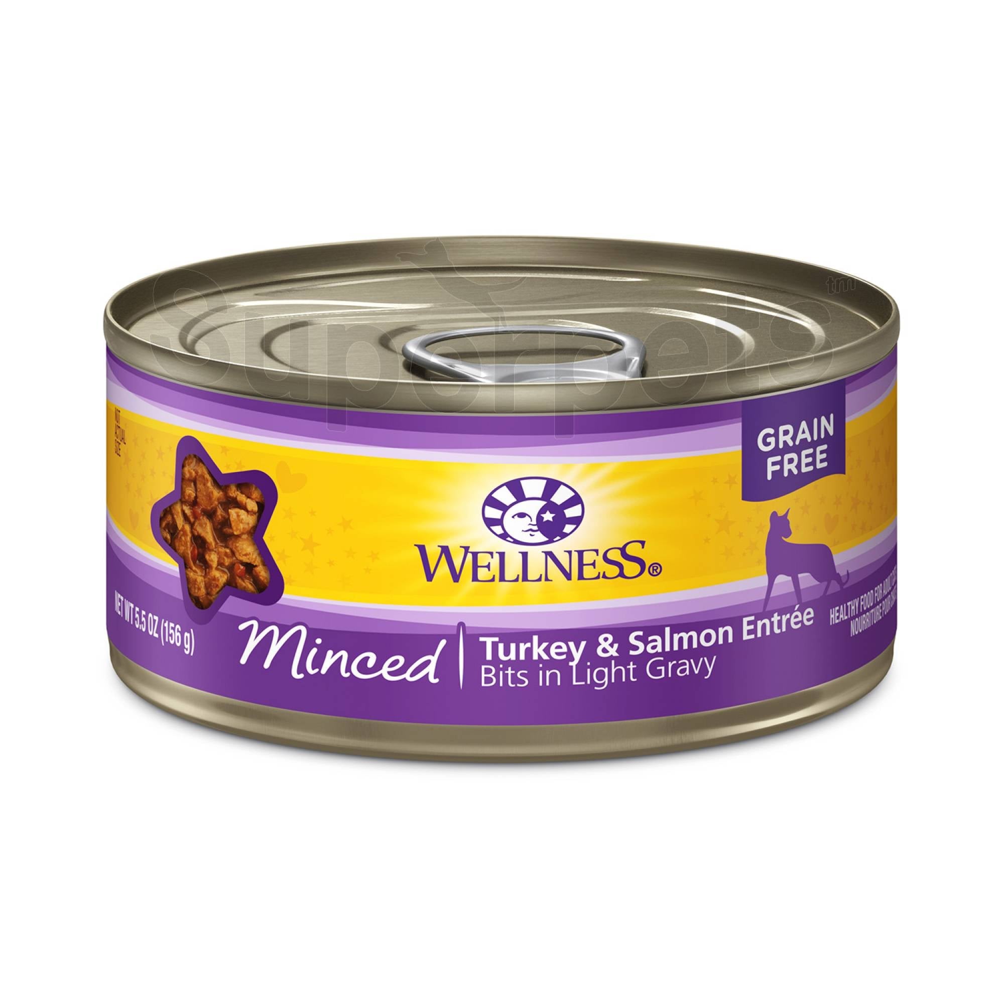 Wellness - Cat Complete Health Grain-Free 156g Minced Turkey & Salmon Entree Bits in Light GravySuperpets Trading