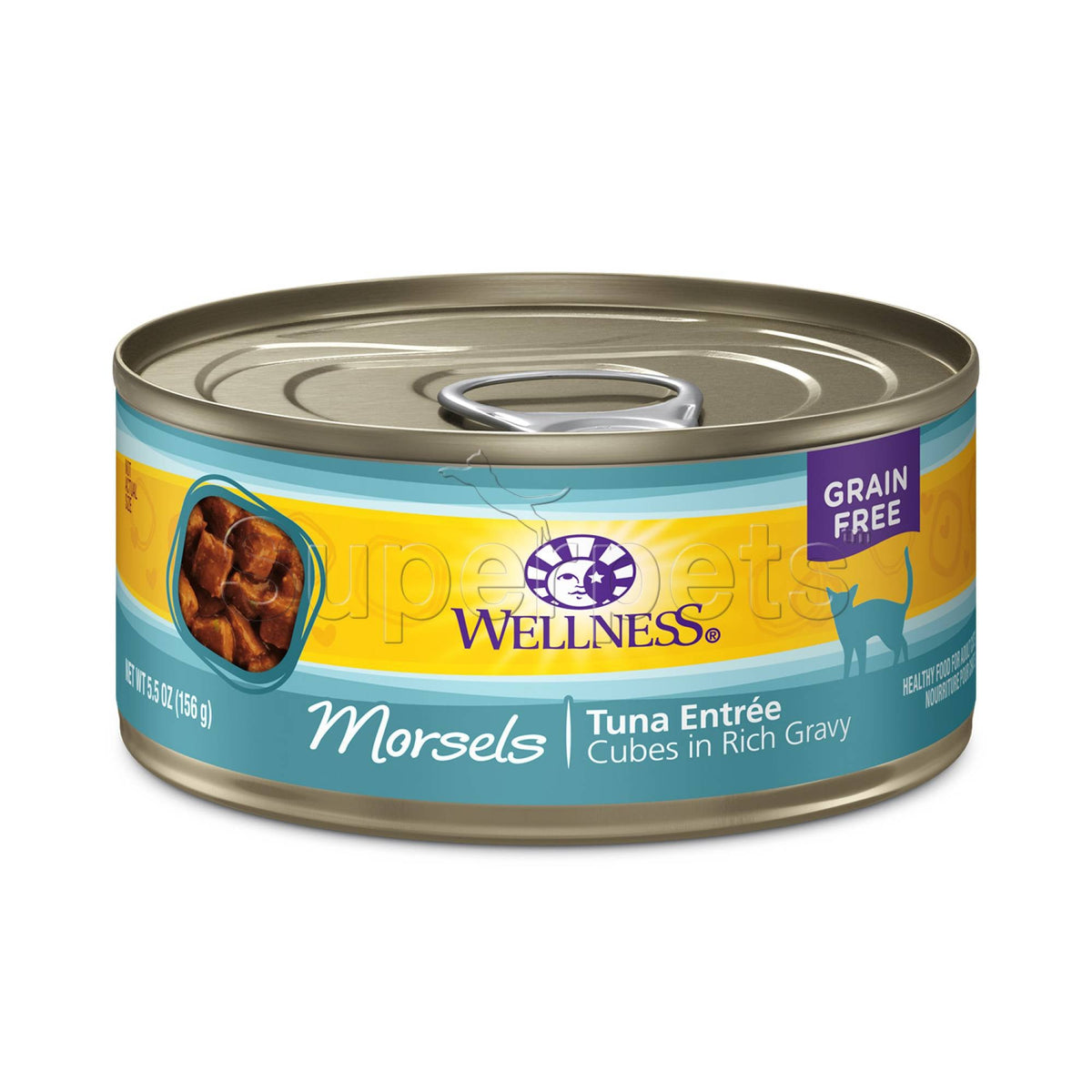 Wellness - Cat Complete Health Grain-Free 156g Morsels Tuna Entree Cubes in Rich GravySuperpets Trading