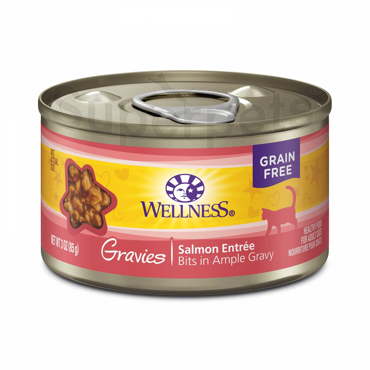 Wellness - Cat Complete Health Grain-Free 85g Gravies Salmon Entree Bits in Ample GravySuperpets Trading