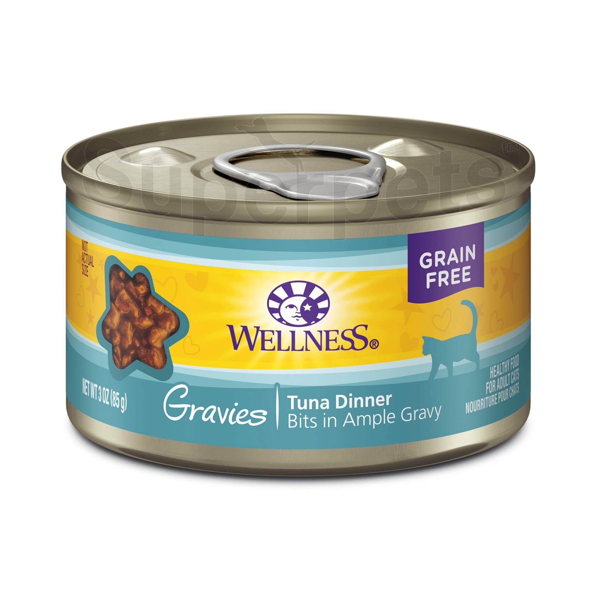Wellness - Cat Complete Health Grain-Free 85g Gravies Tuna Dinner Bits in Ample GravySuperpets Trading