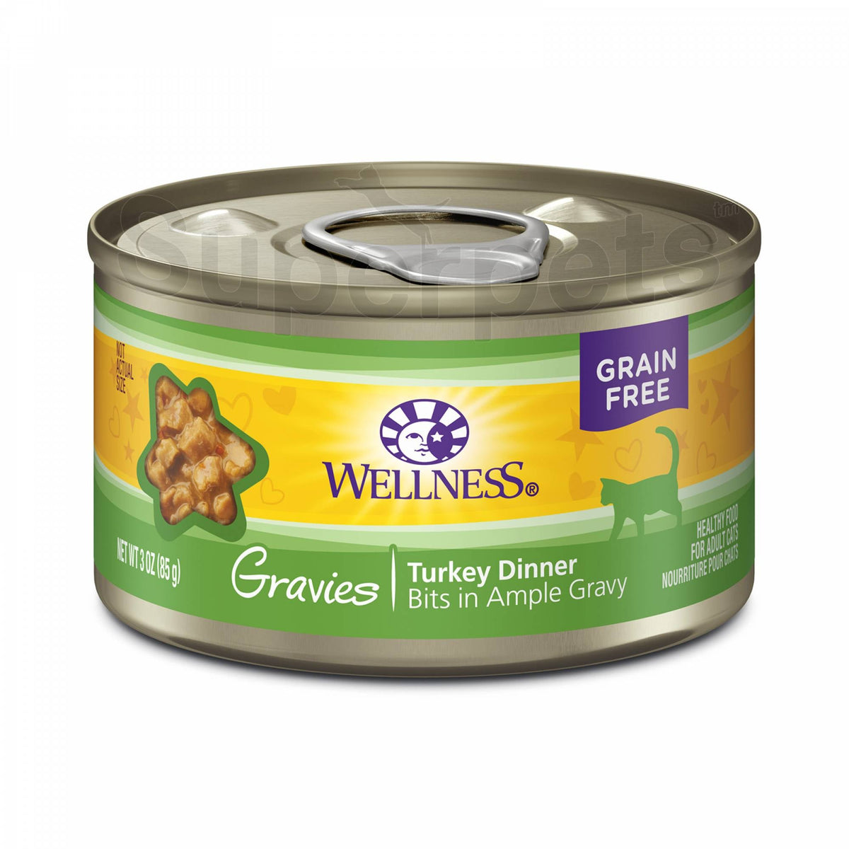 Wellness - Cat Complete Health Grain-Free 85g Gravies Turkey Dinner Bits in Ample GravySuperpets Trading