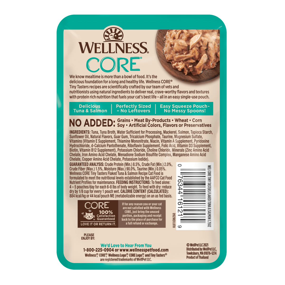 Wellness - Cat Core 50g Tiny Tasters Flaked Tuna & Salmon 1.75ozSuperpets Trading