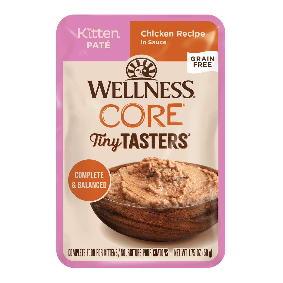 Wellness - Cat Core 50g Tiny Tasters Kitten Pate Chicken 1.75ozSuperpets Trading