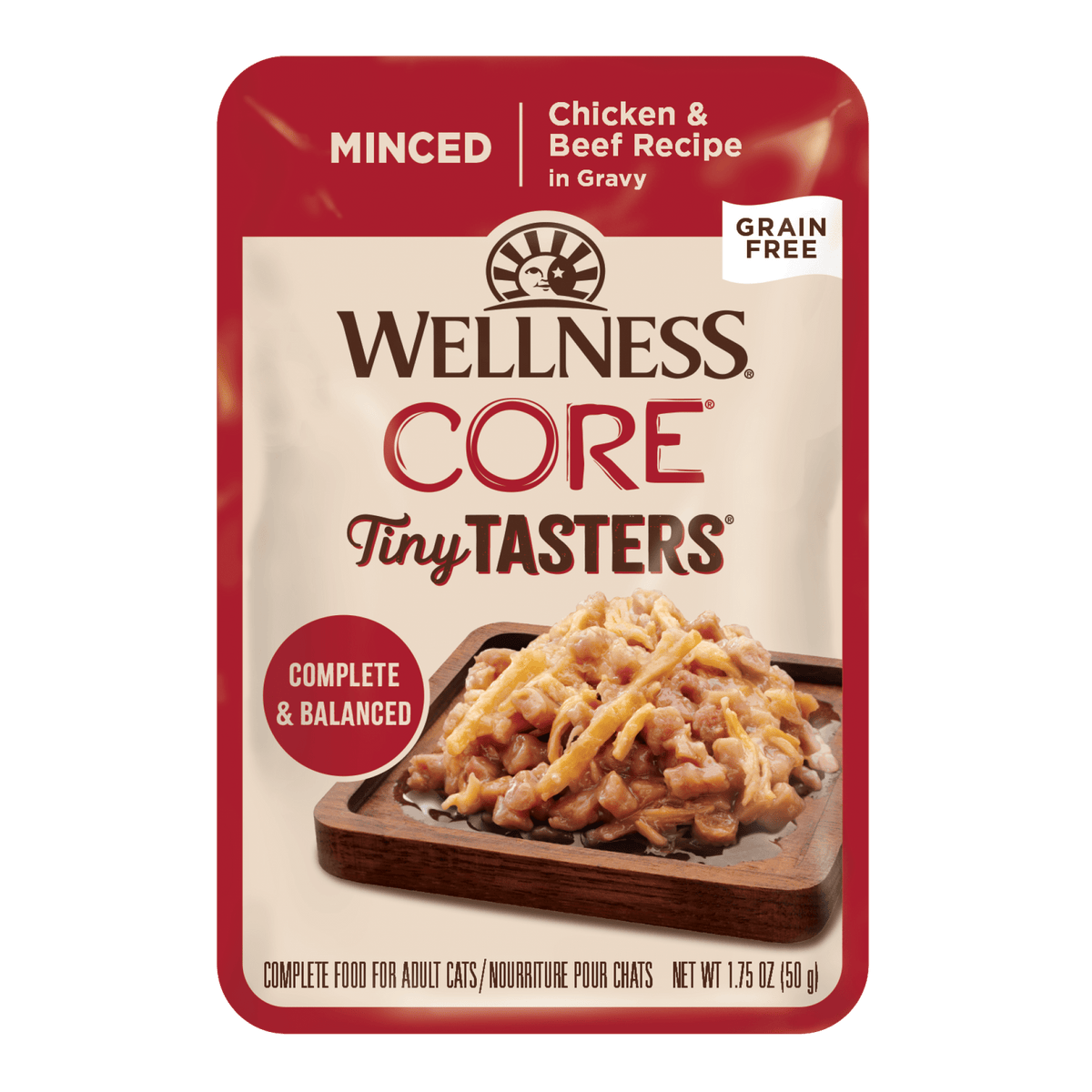 Wellness - Cat Core 50g Tiny Tasters Minced Chicken & Beef 1.75ozSuperpets Trading