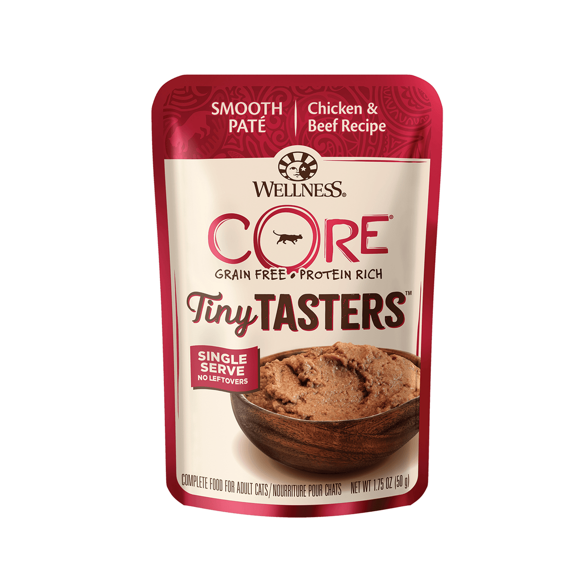 Wellness - Cat Core 50g Tiny Tasters Pate Chicken & Beef (1.75oz)Superpets Trading