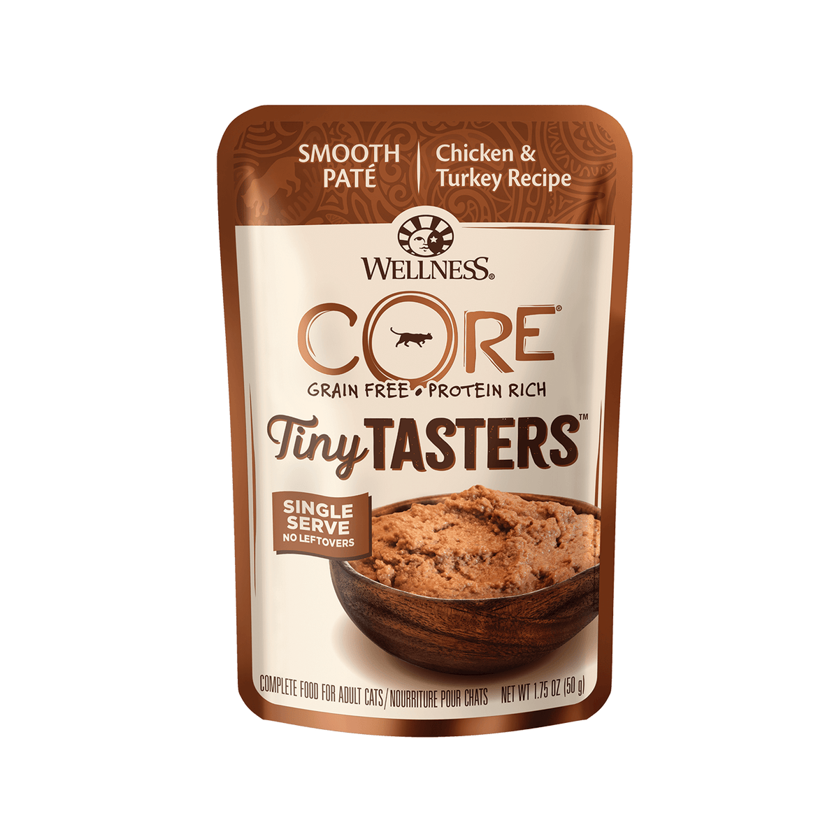 Wellness - Cat Core 50g Tiny Tasters Pate Chicken & Turkey (1.75oz)Superpets Trading