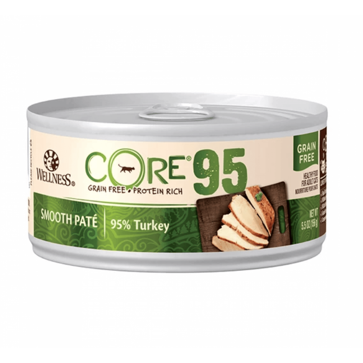 Wellness - Cat Core 95% 156g Turkey PateSuperpets Trading