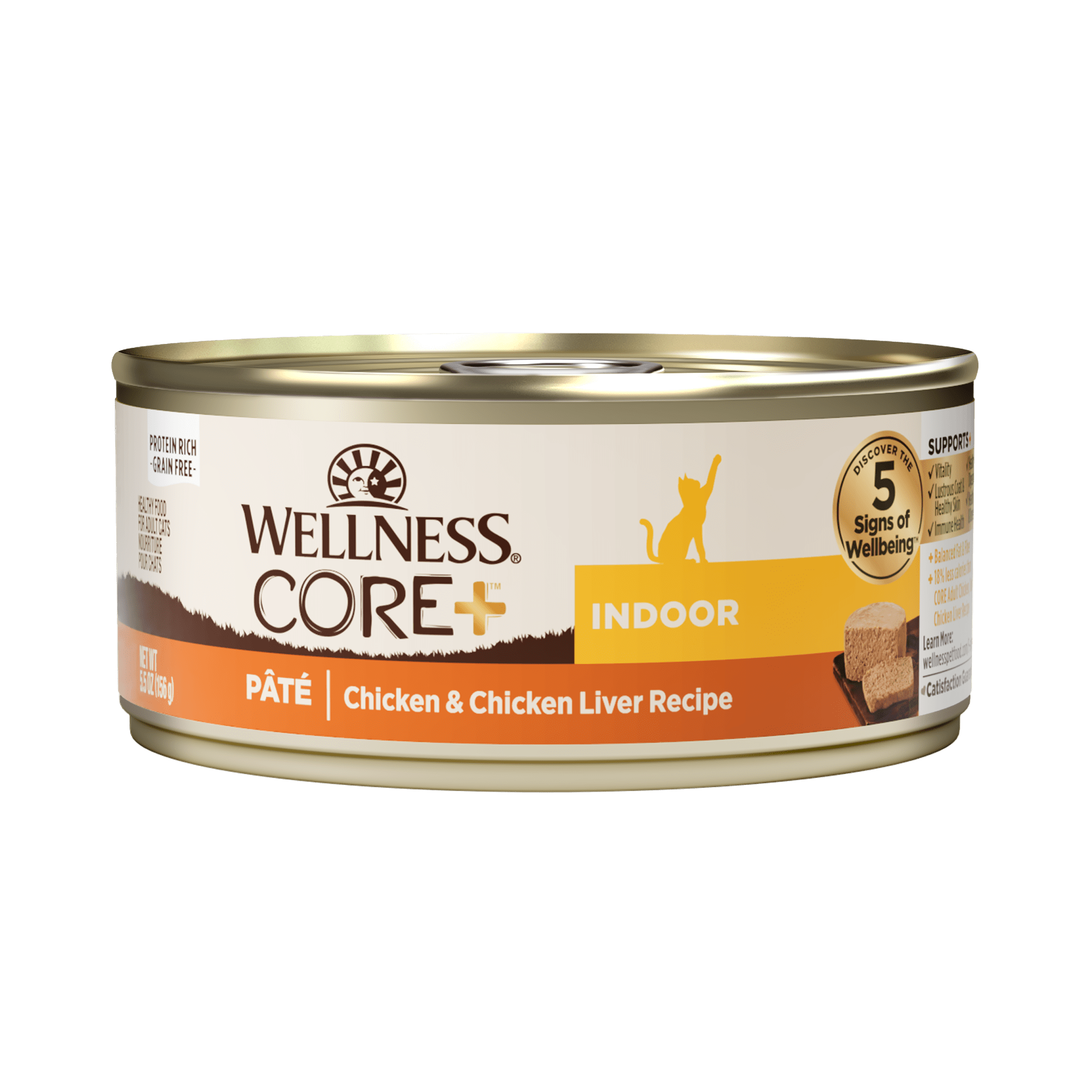 Wellness - Cat Core Grain-Free 156g Classic Pate Indoor Chicken & Chicken Liver RecipeSuperpets Trading