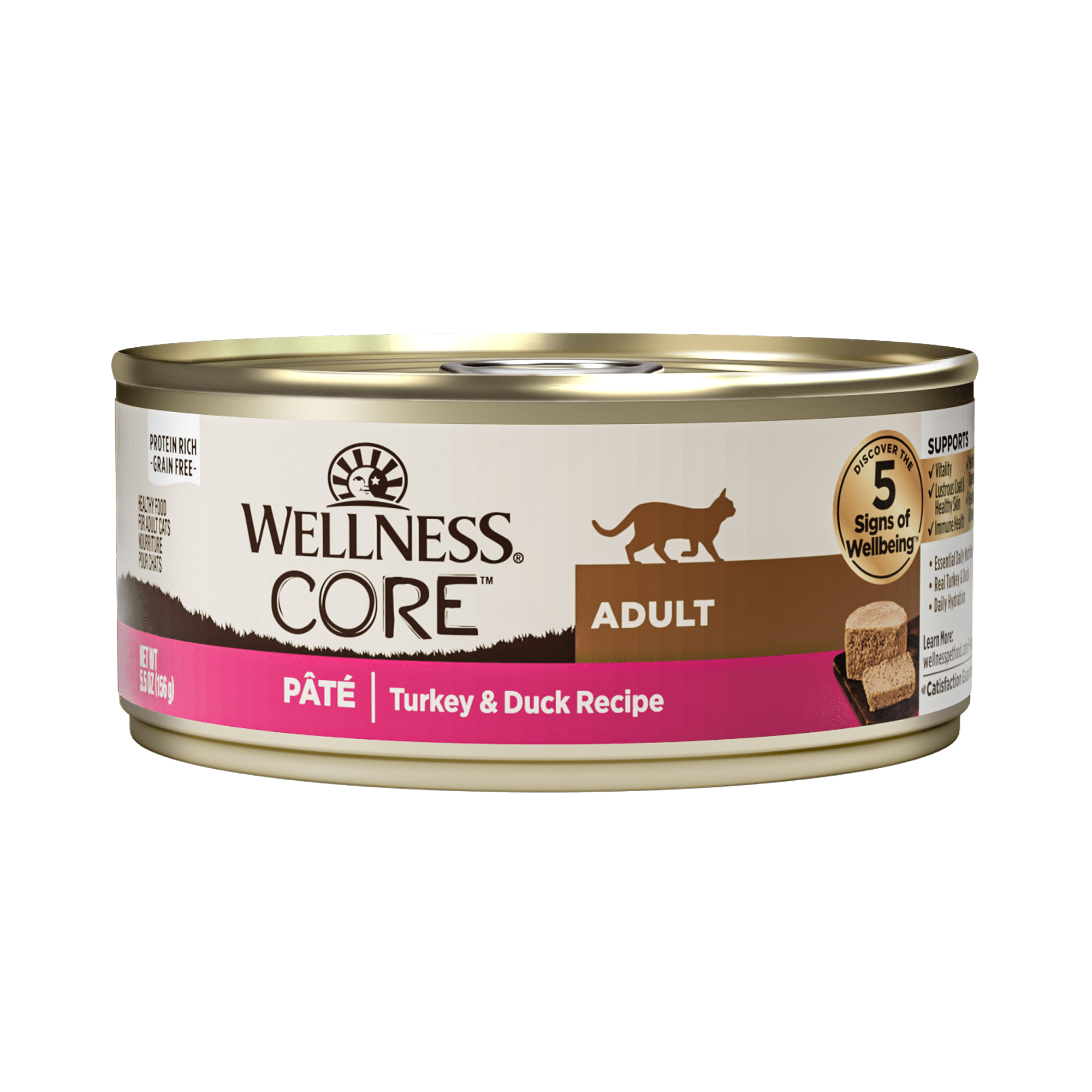 Wellness - Cat Core Grain-Free 156g Classic Pate Turkey & Duck RecipeSuperpets Trading