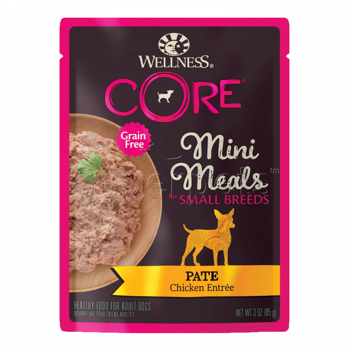 Wellness - Dog Core Mini Meals for Small Breeds 85g Pate Chicken EntreeDogsSuperpets Trading