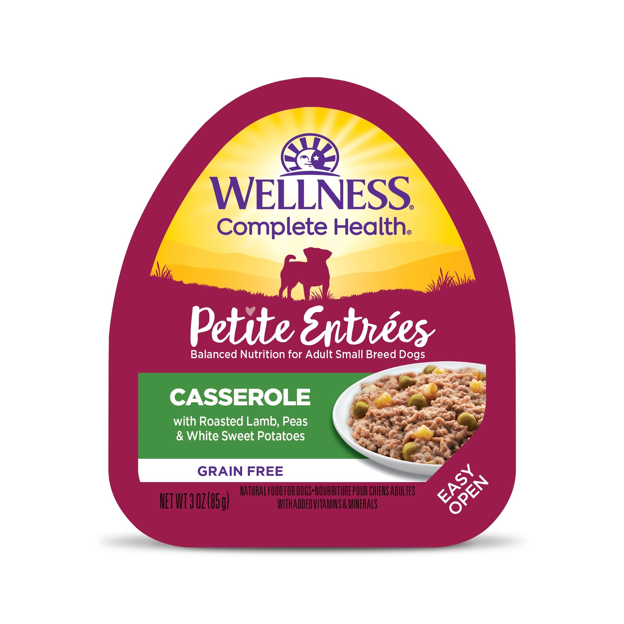 Wellness - Dog Petite Entrees 85g Casserole Roasted Lamb, Peas & White Sweet PotatoesSuperpets Trading