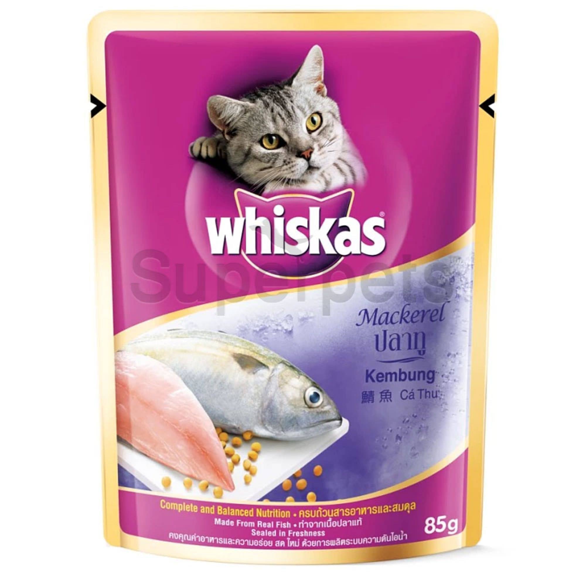 Whiskas - Pouch Mackerel 80gSuperpets Trading